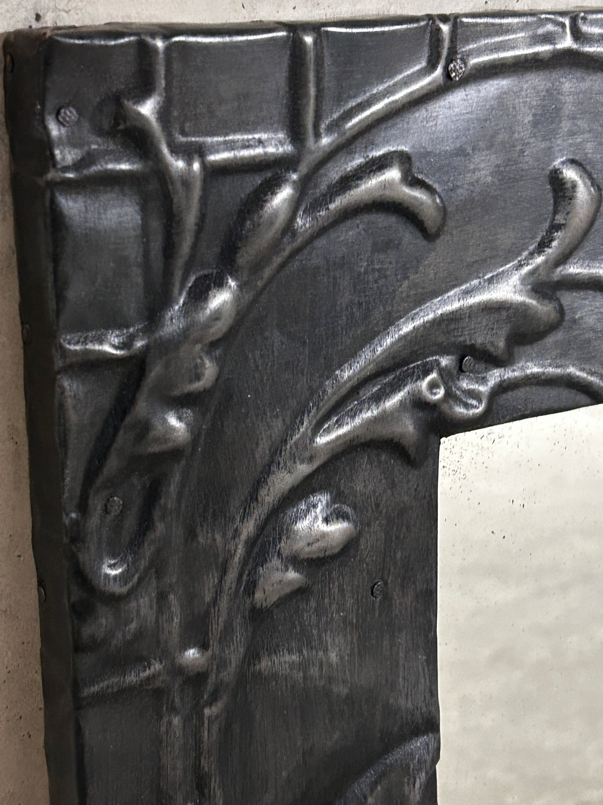 Pressed Tin Ceiling Tile Mirror (RW03)