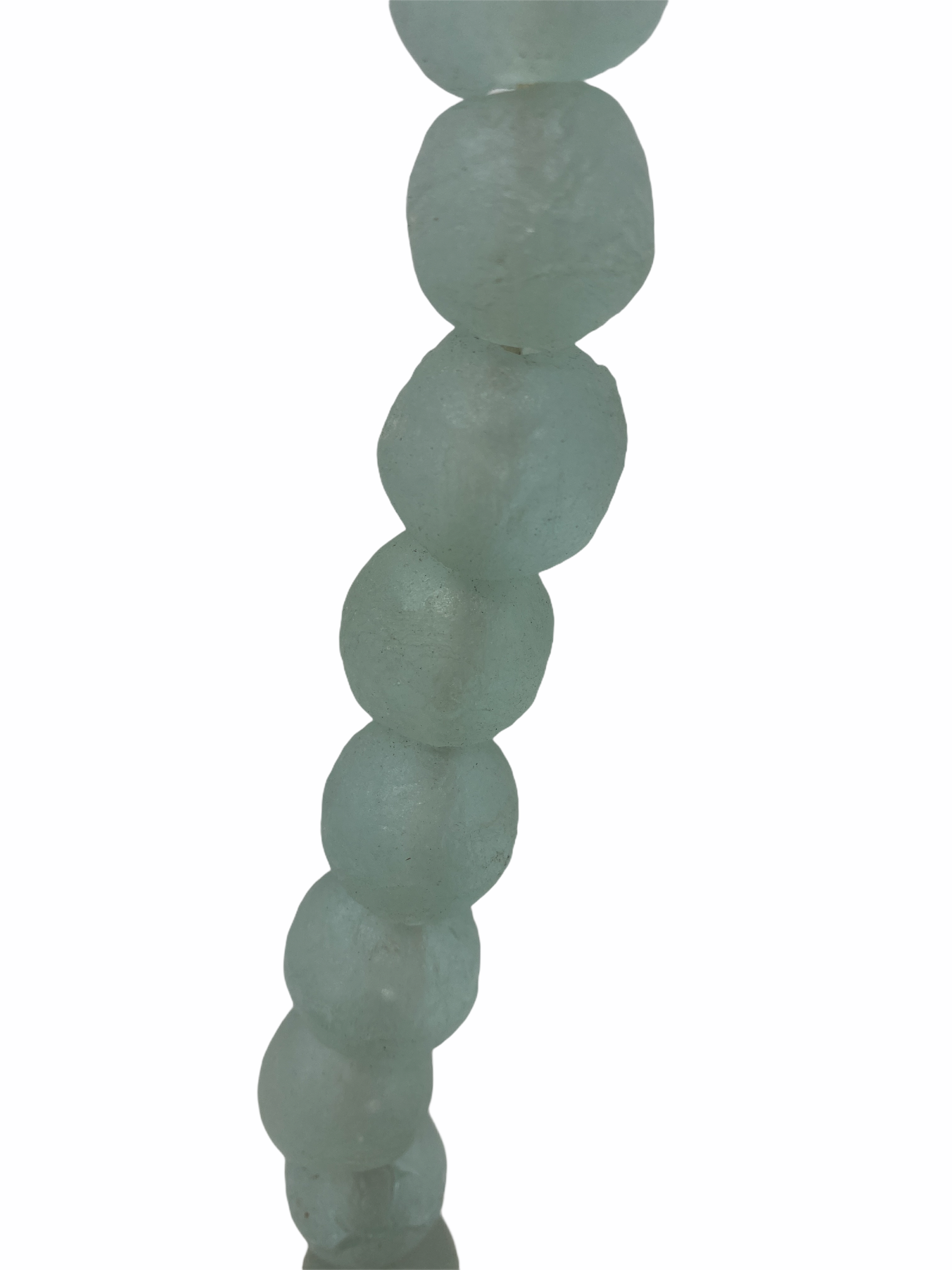 Ghana glass bead necklace - Turquoise M