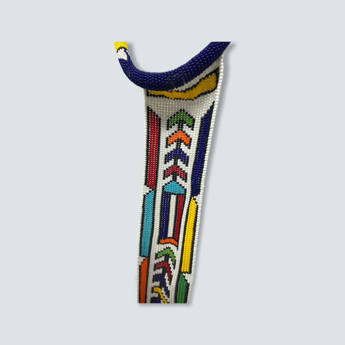 Ndebele beaded necklace — another view