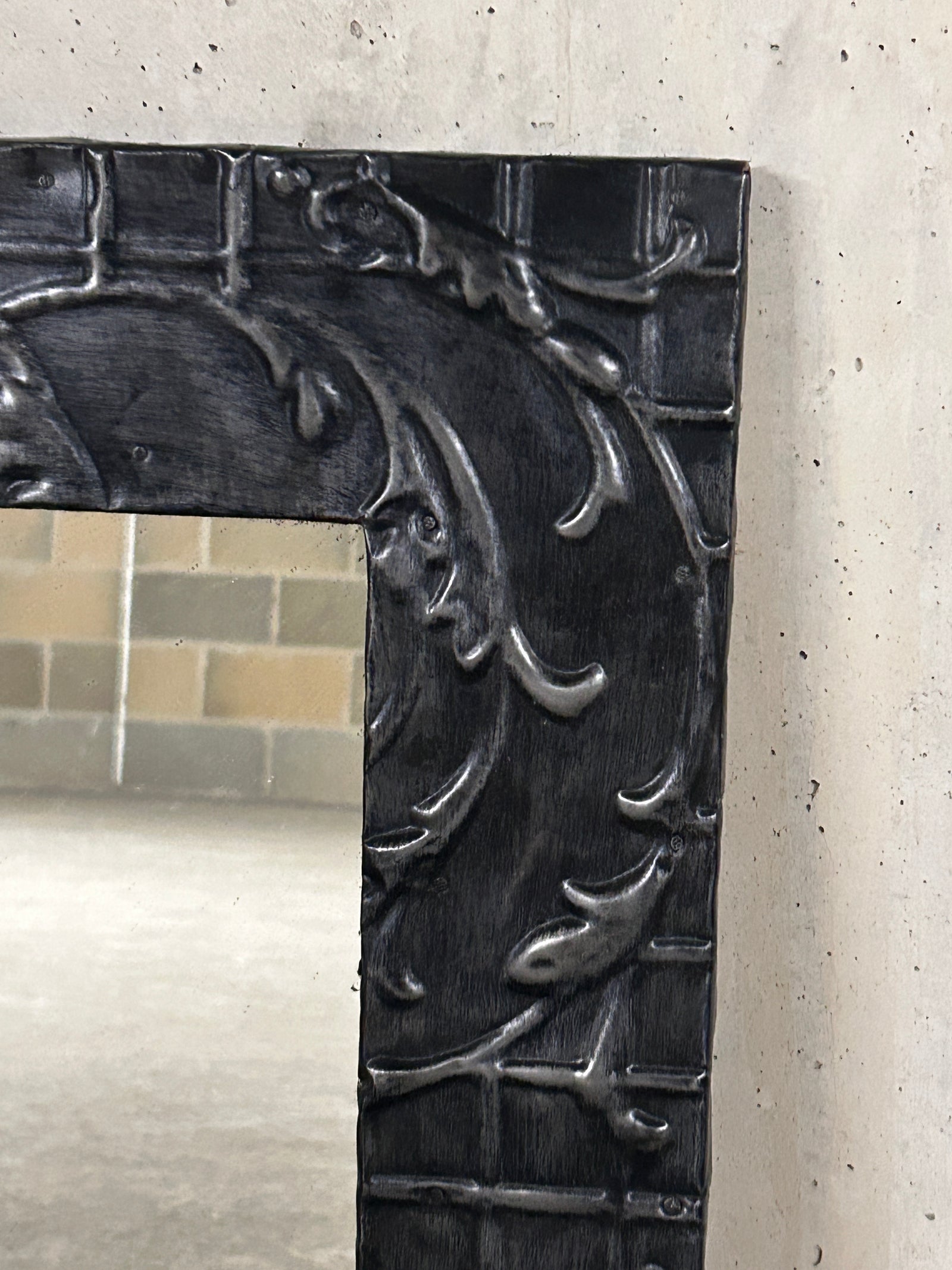 Pressed Tin Ceiling Tile Mirror (RW03)