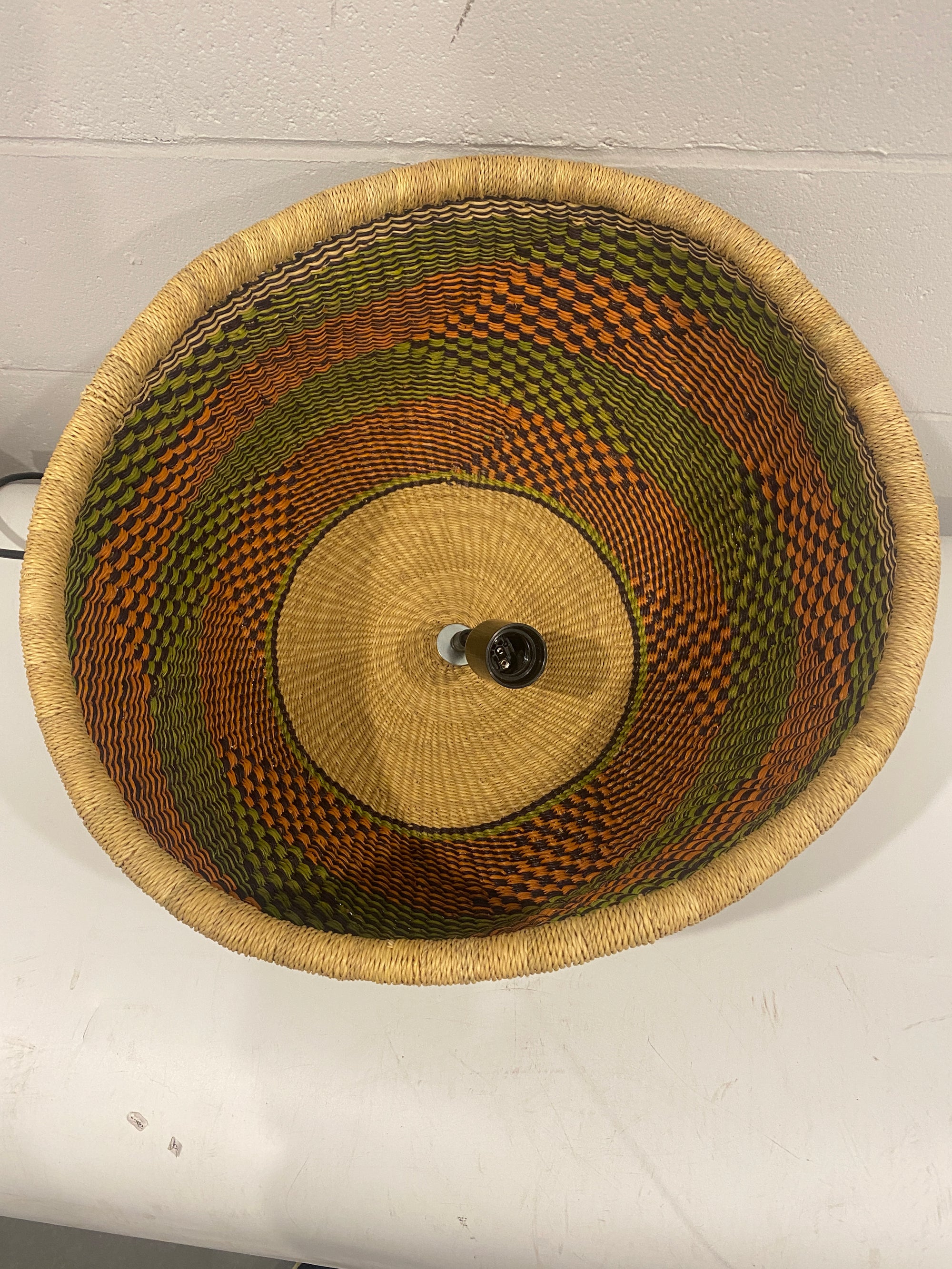 Hand Woven Basket Light - (123.1)