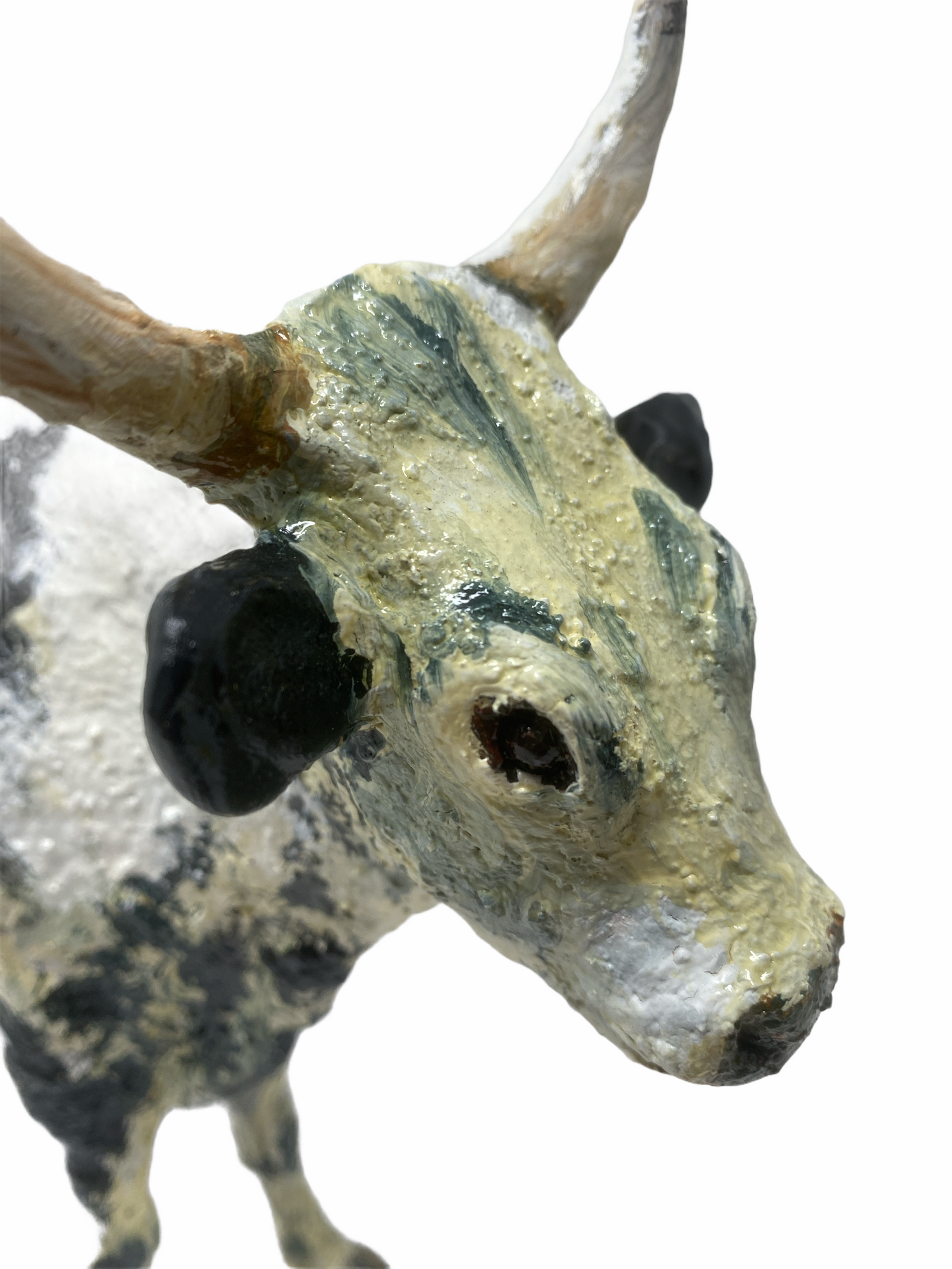 Paper Mache Nguni Cow