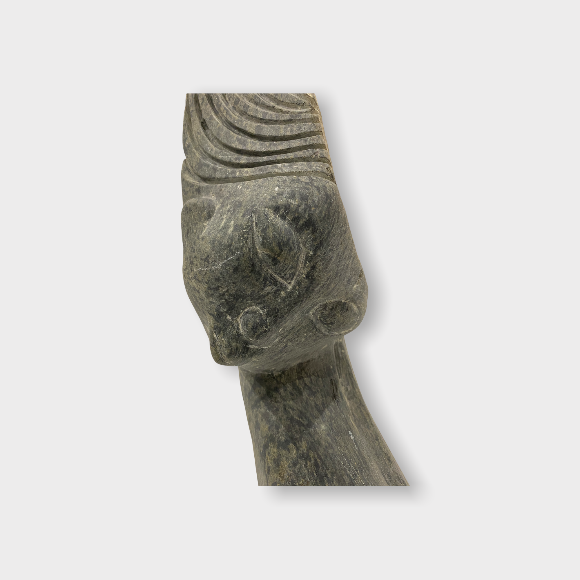 Stone head sculpture by Rizimu Chiwawa Zimbabwe (3112)