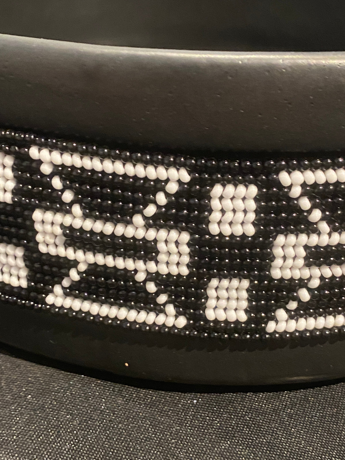 Contemporary Ceramic Beaded Bowl