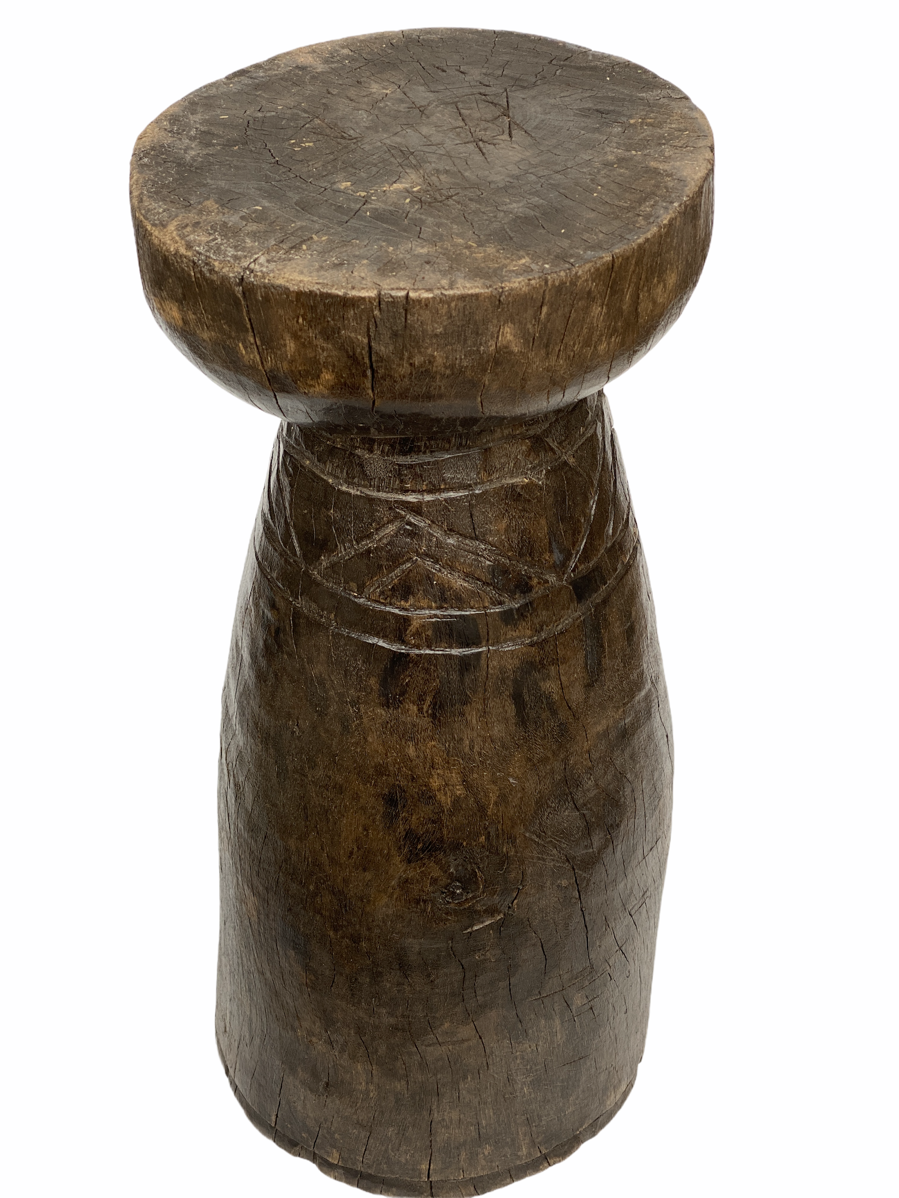 African Grain Side Table
