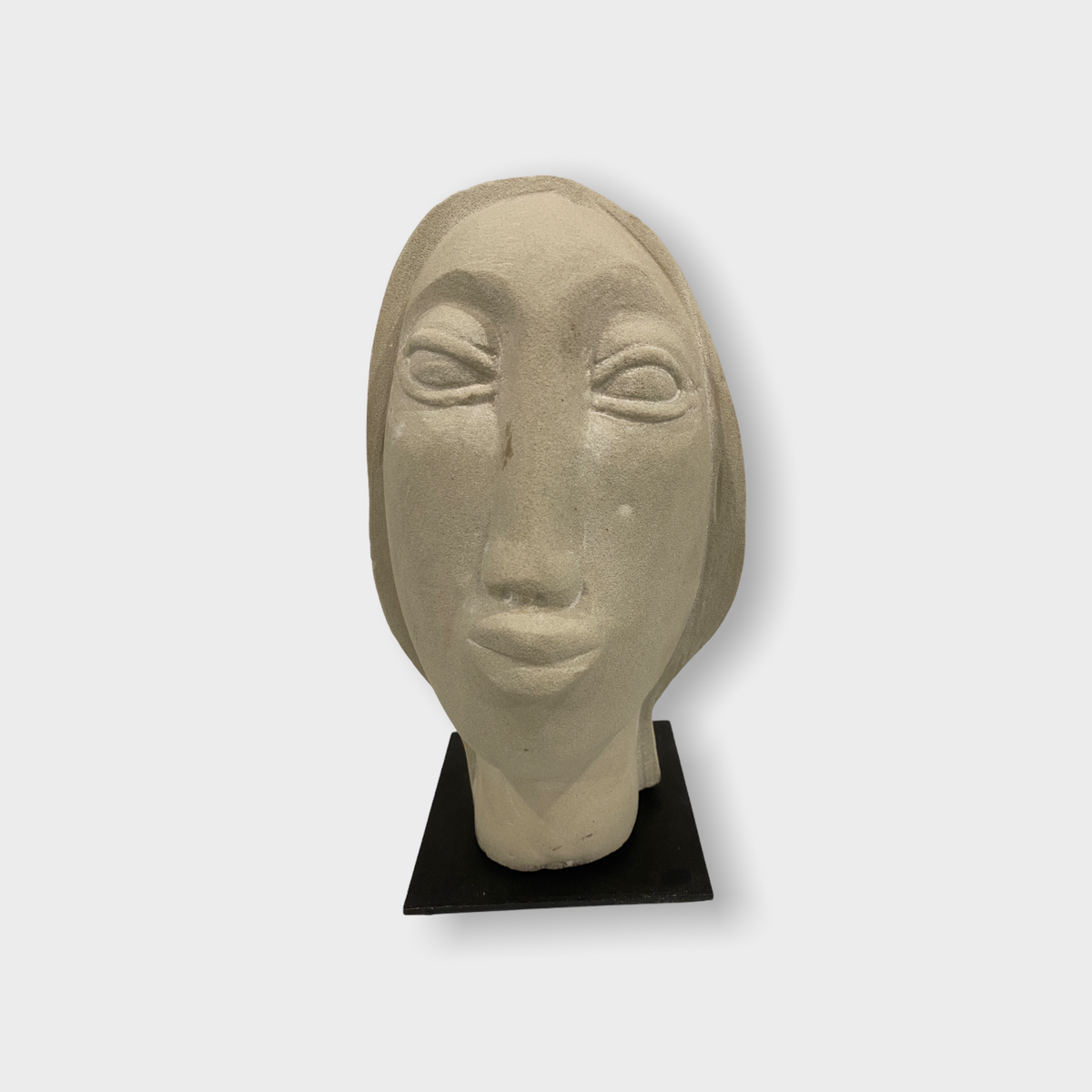 Stone head sculpture by Rizimu Chiwawa Zimbabwe (3104)