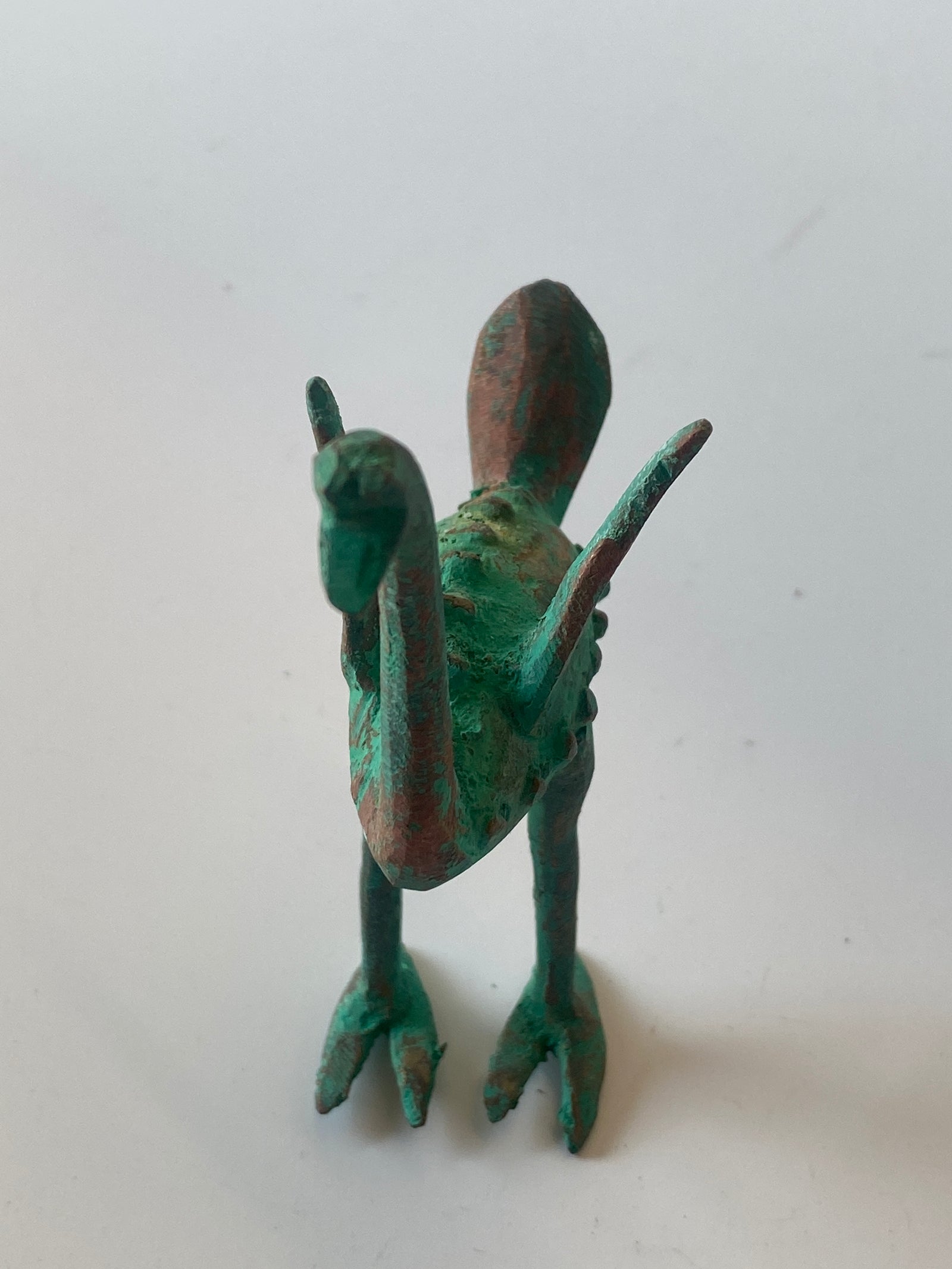Tuareg Brass animals - Ostrich