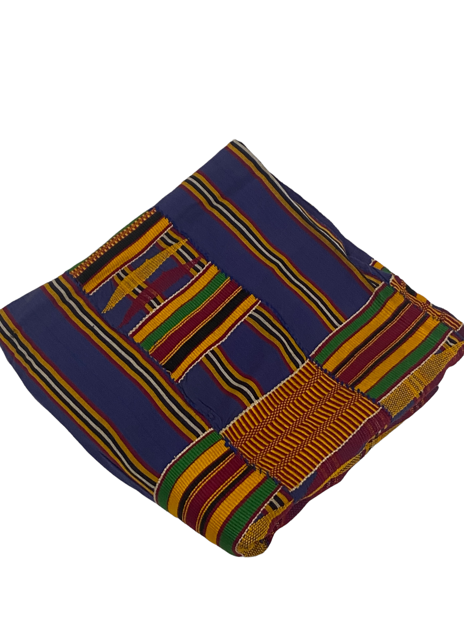 Kente cloth Blue & Orange (107.1)
