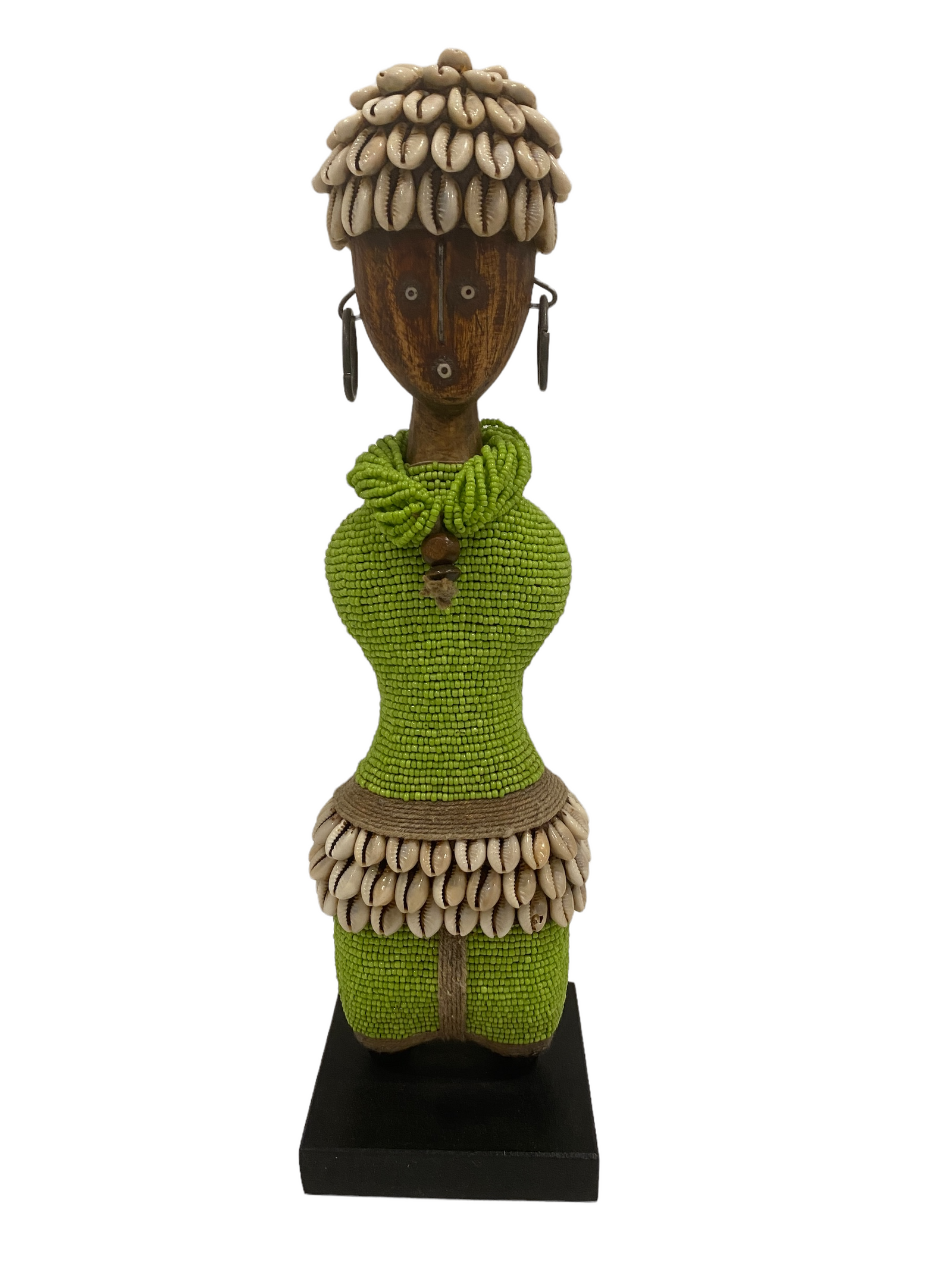 Namji Doll - Green beaded (1407)