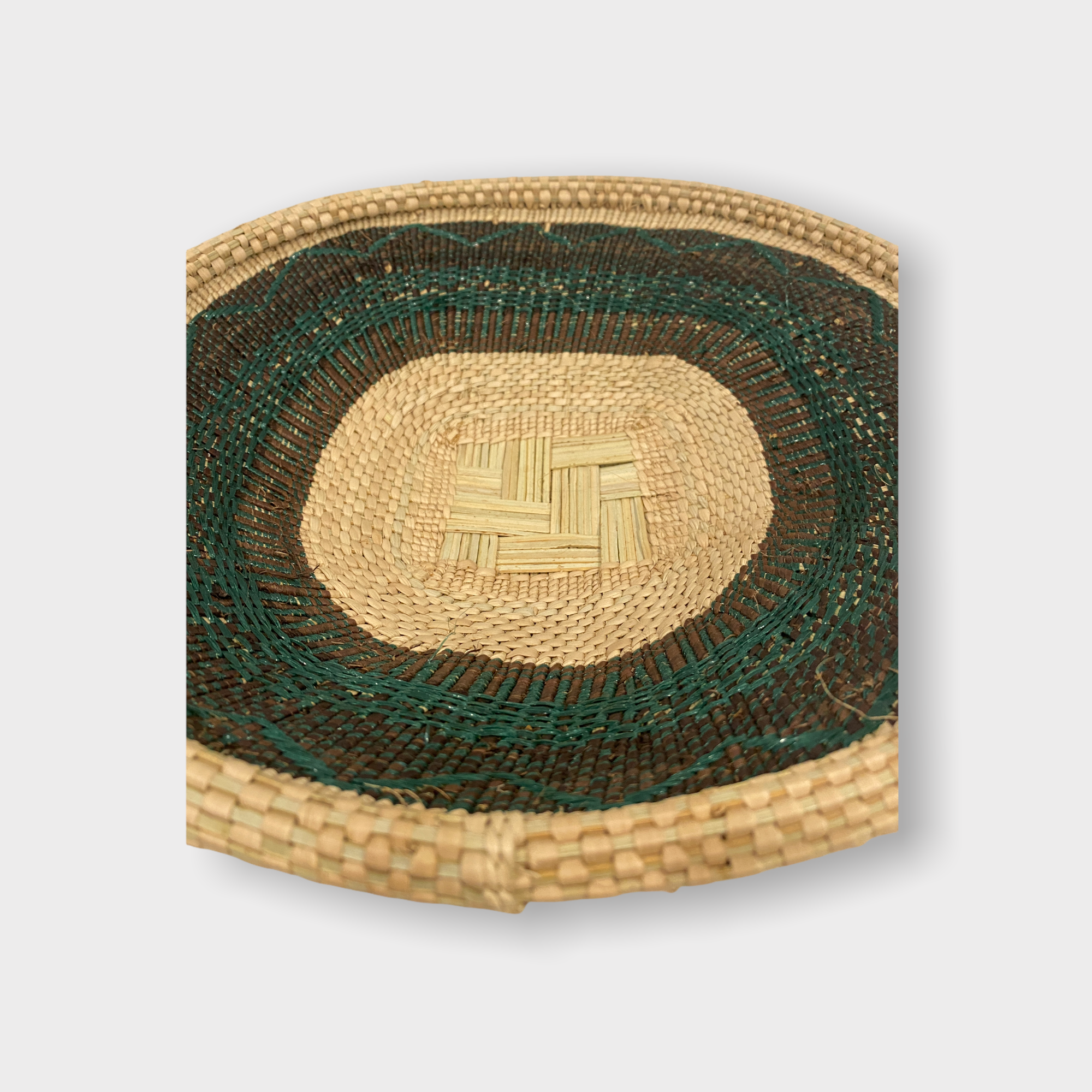 Tonga Baskets - Coloured Green (30.4)