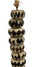 Kenya Beads Necklace - Disc shaped brown/white (47.1)