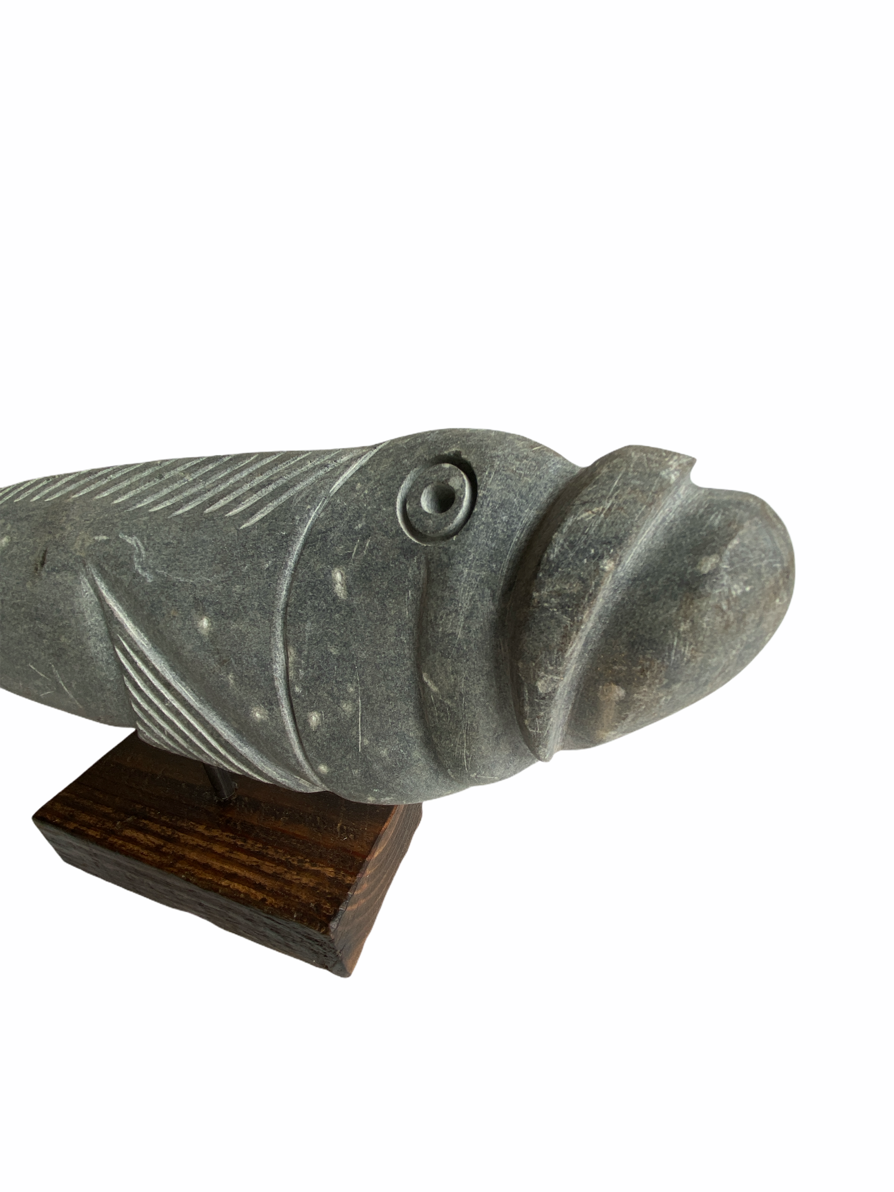 Stone Fish Sculpture - Zimbabwe (06)