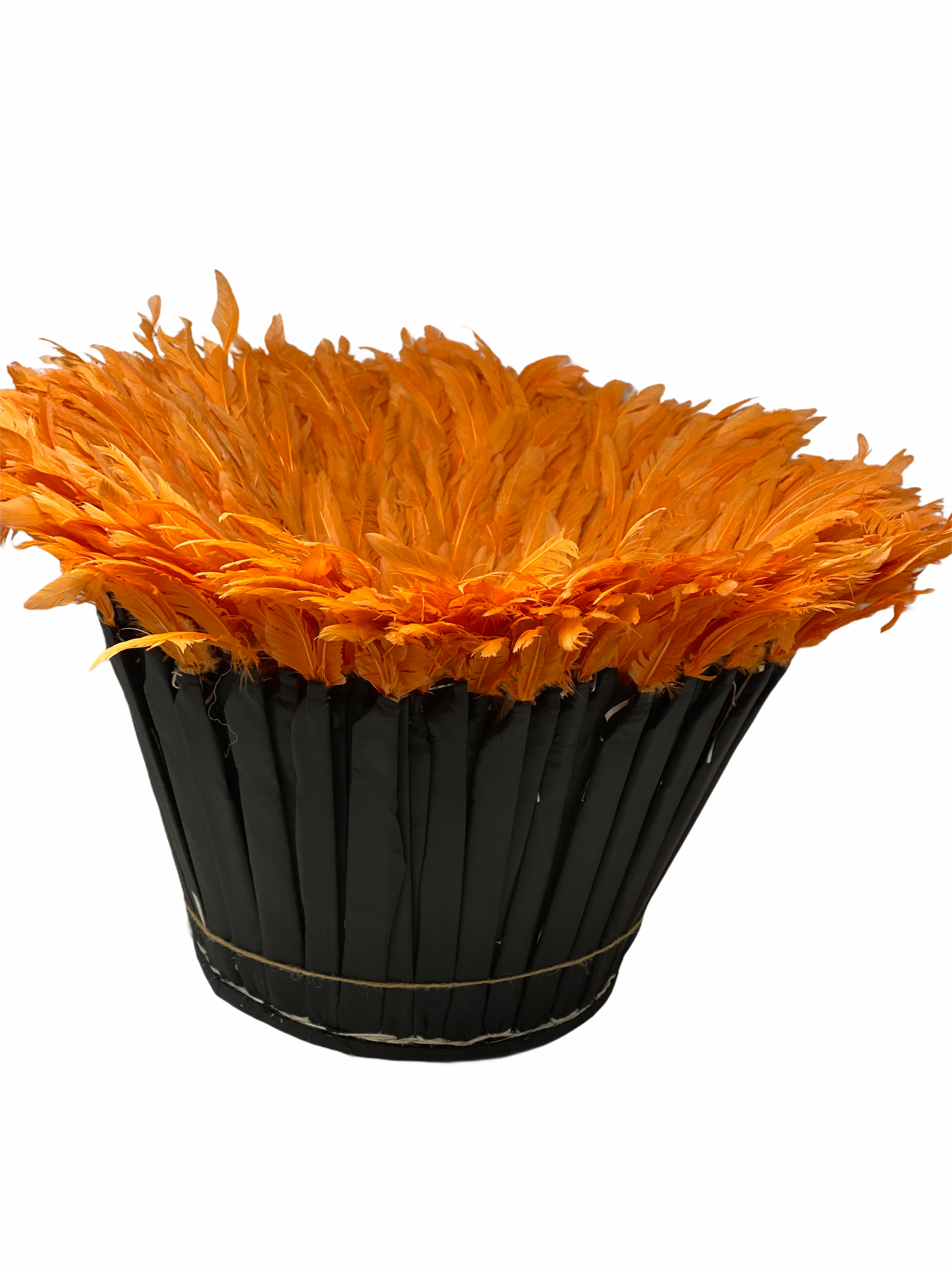 Juju Hat - Orange feathers - 70cm