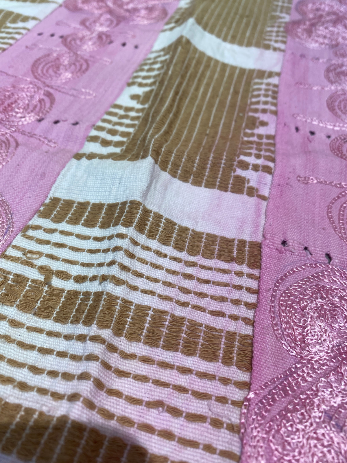 Aso Oke cloth throw - 175x140cm (106.1)