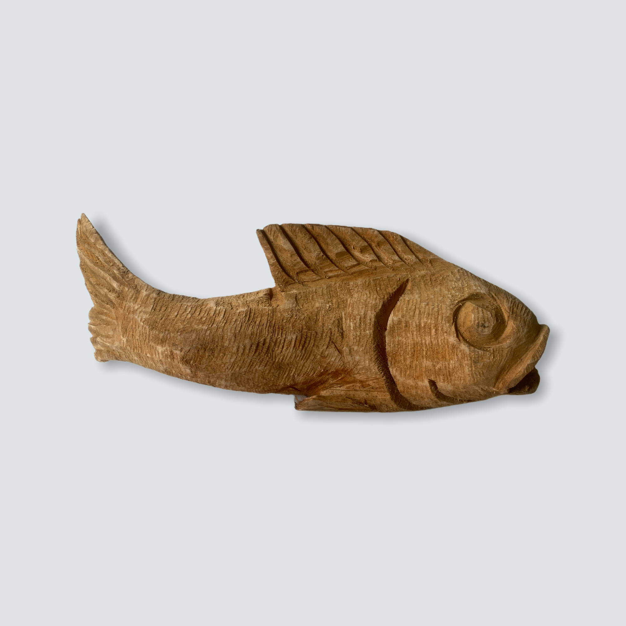 Mozambique hand carved Fish sculpture -XS (02)