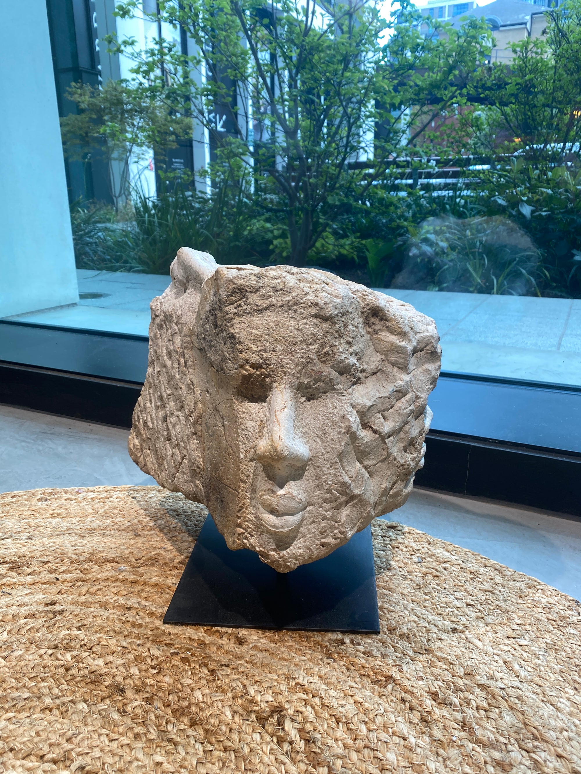 Stone head sculpture by Rizimu Chiwawa - x3 heads