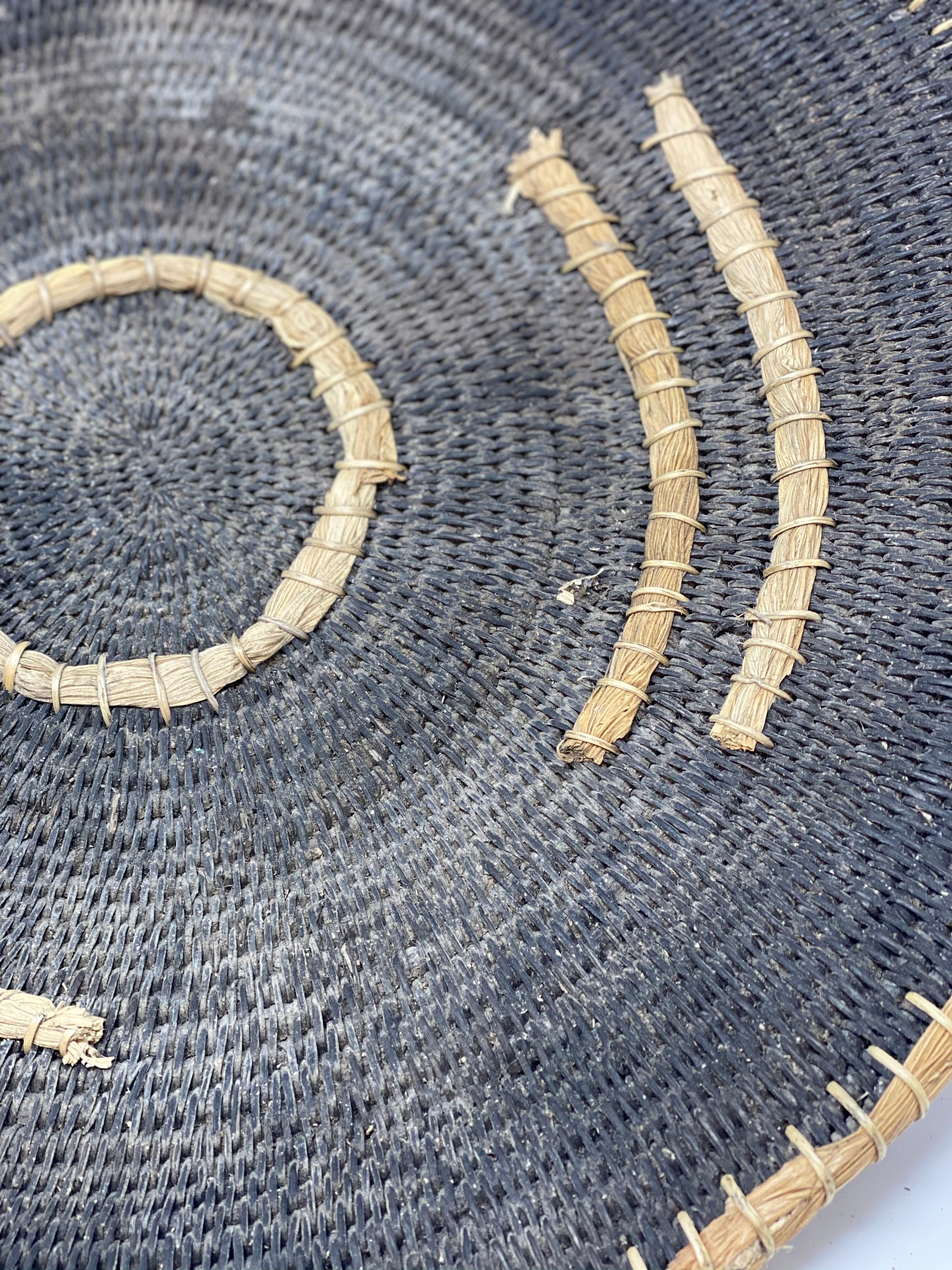 Vintage Makenge Basket - Zambia
