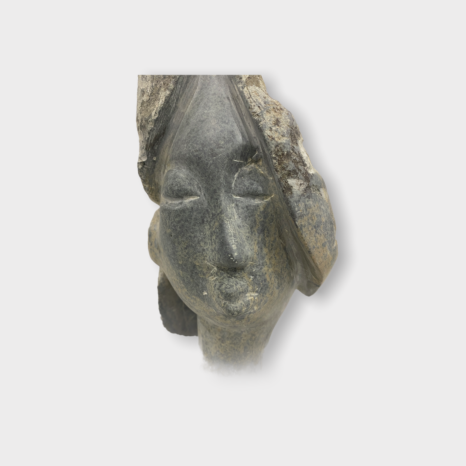 Stone head sculpture by Rizimu Chiwawa Zimbabwe (3006)