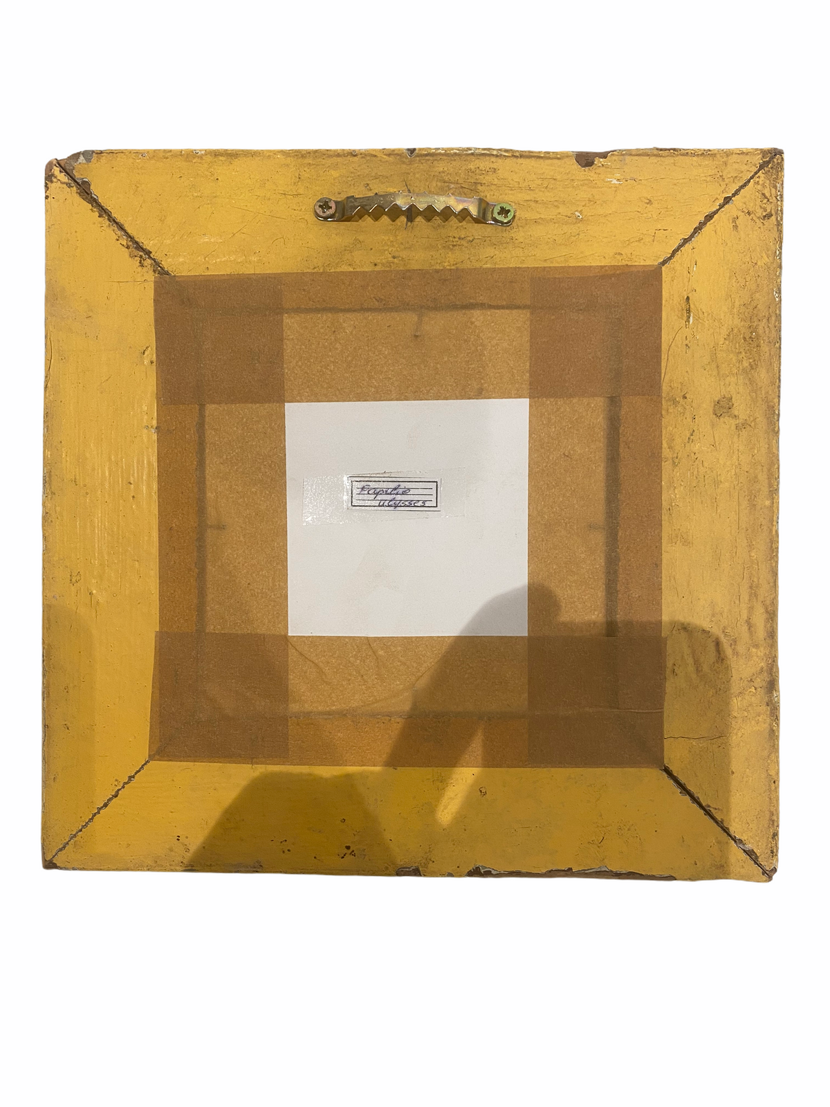 Butterfly in Yellow Frame