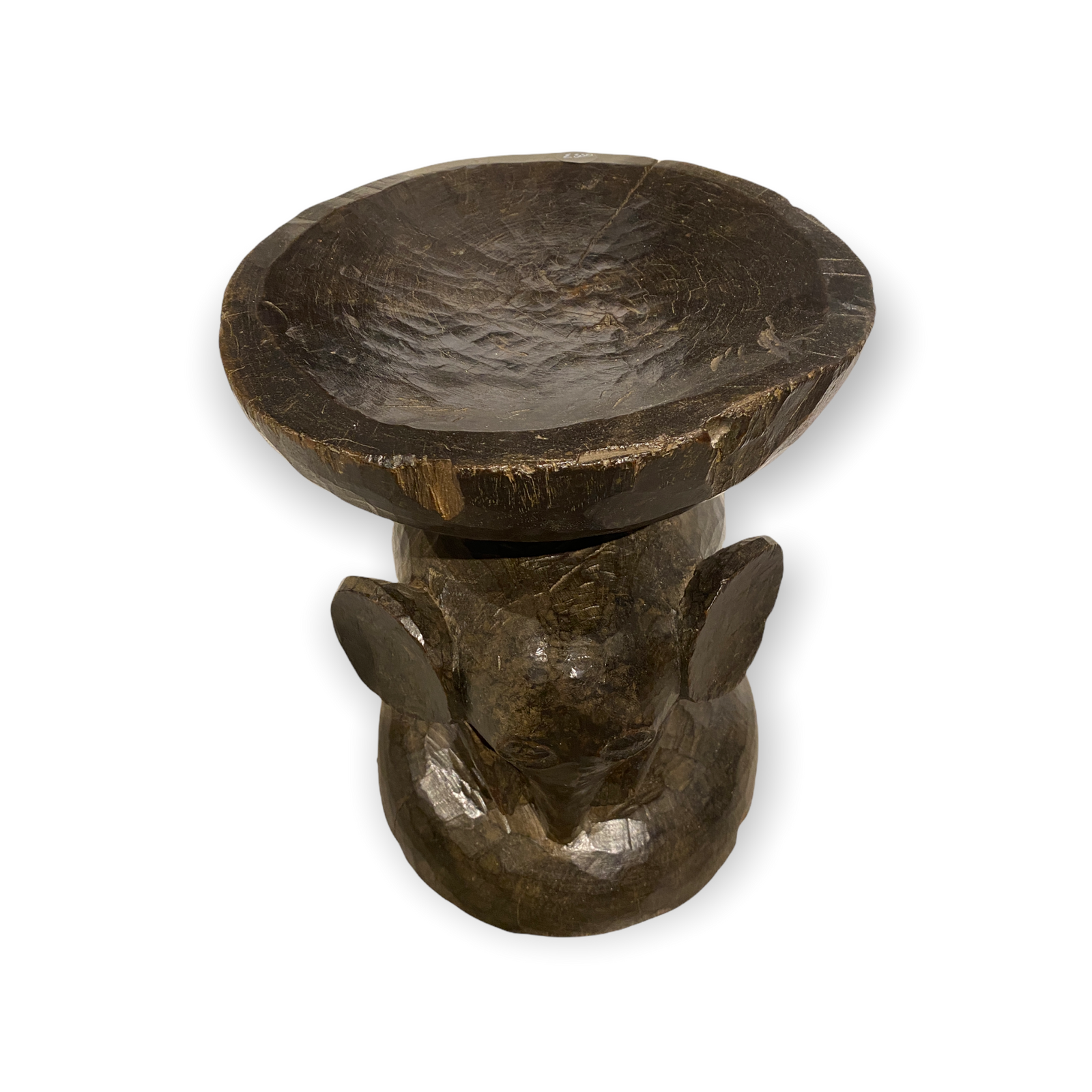 Tonga Stool - Old Elephant hand carved (01)