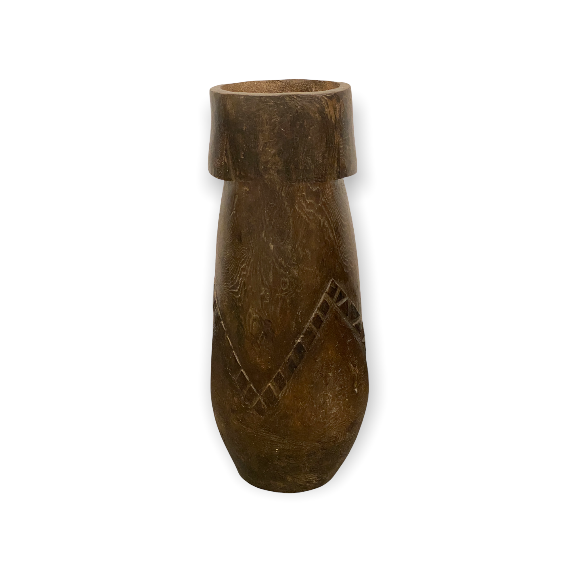 Zulu Milk Jug - hand carved (04)