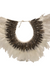 Feather & shell necklace (22.5) white