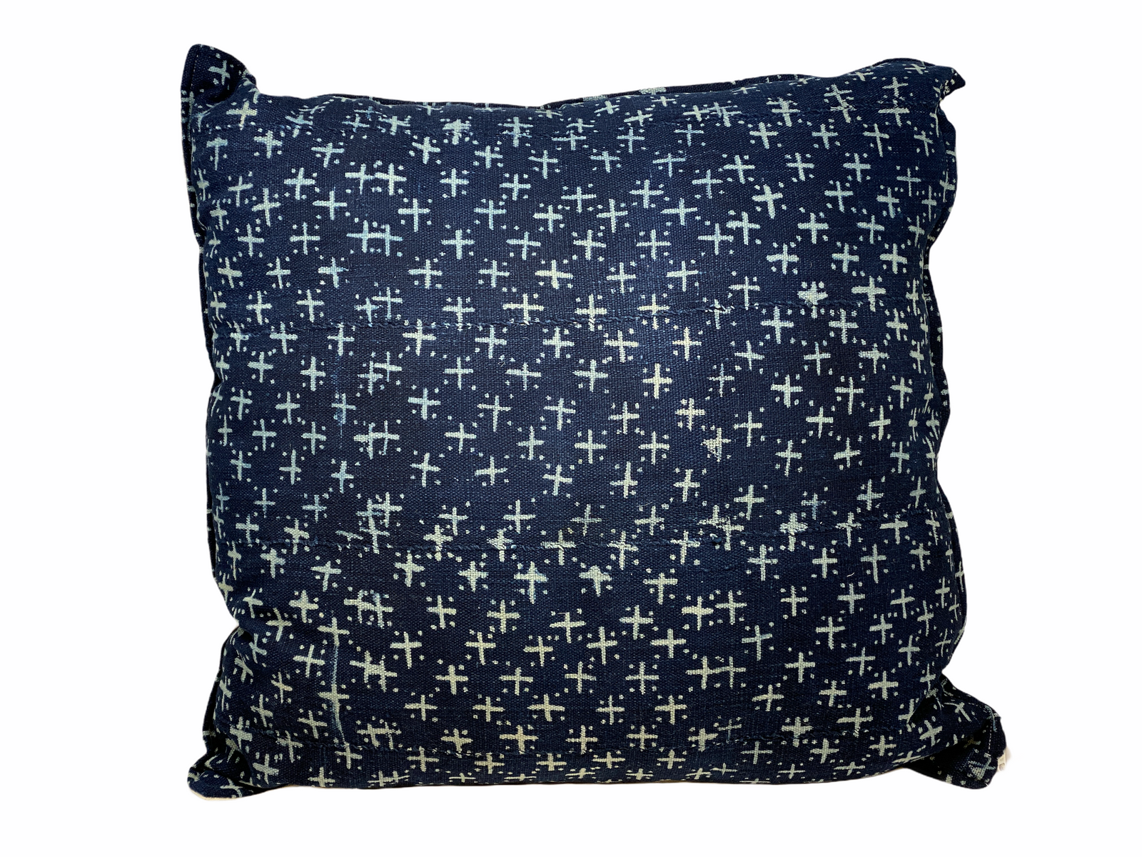 Indigo/Baule Cloth Cushions 60x60cm