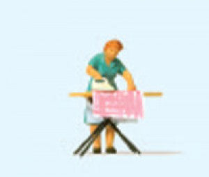 Figure ironing clothes