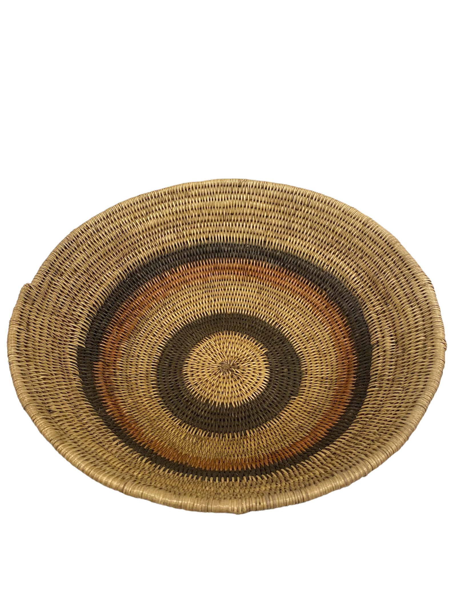 Handwoven Makenge bowl from Zambia made from natural tree roots