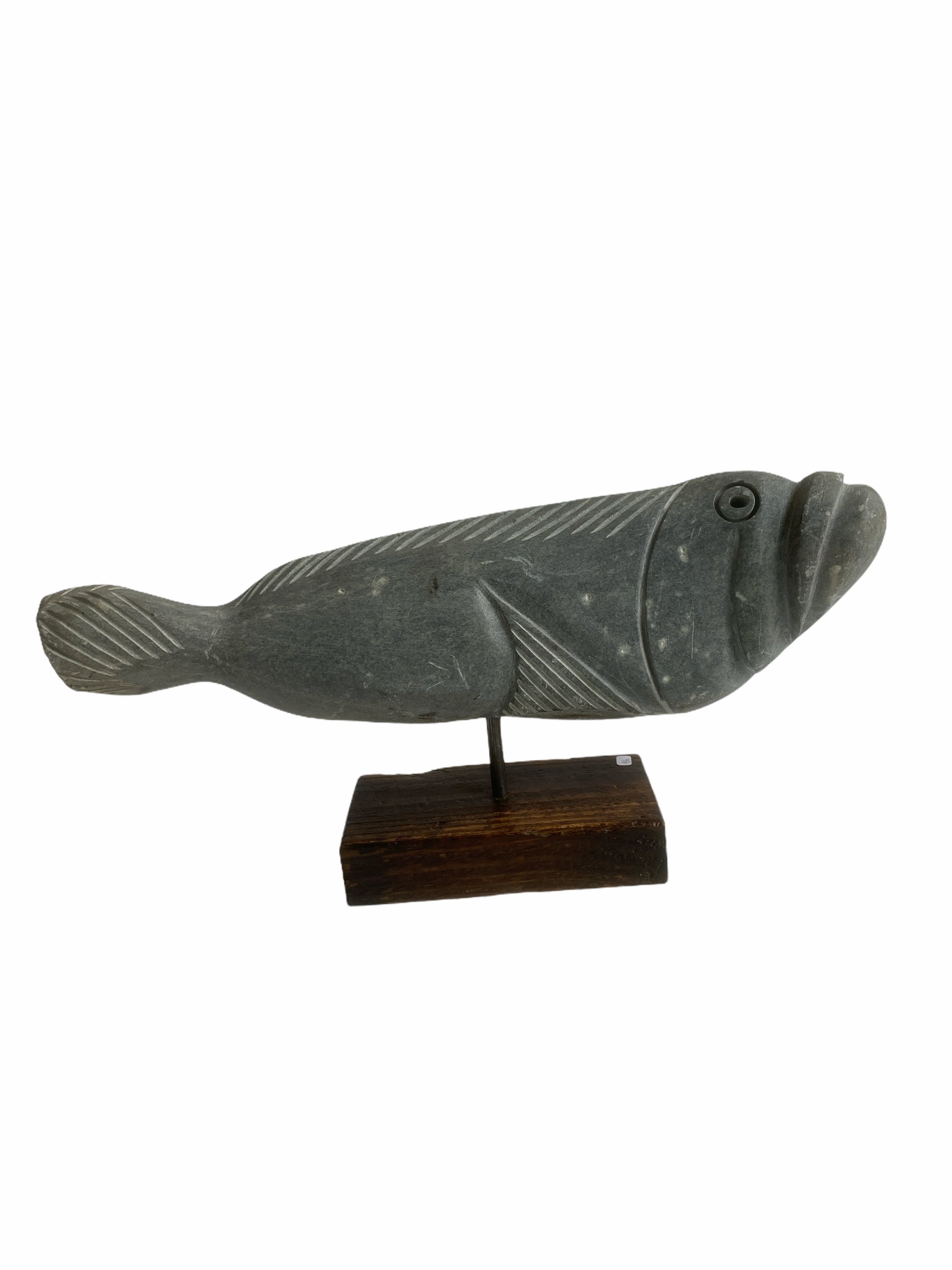 Stone Fish Sculpture - Zimbabwe (06)