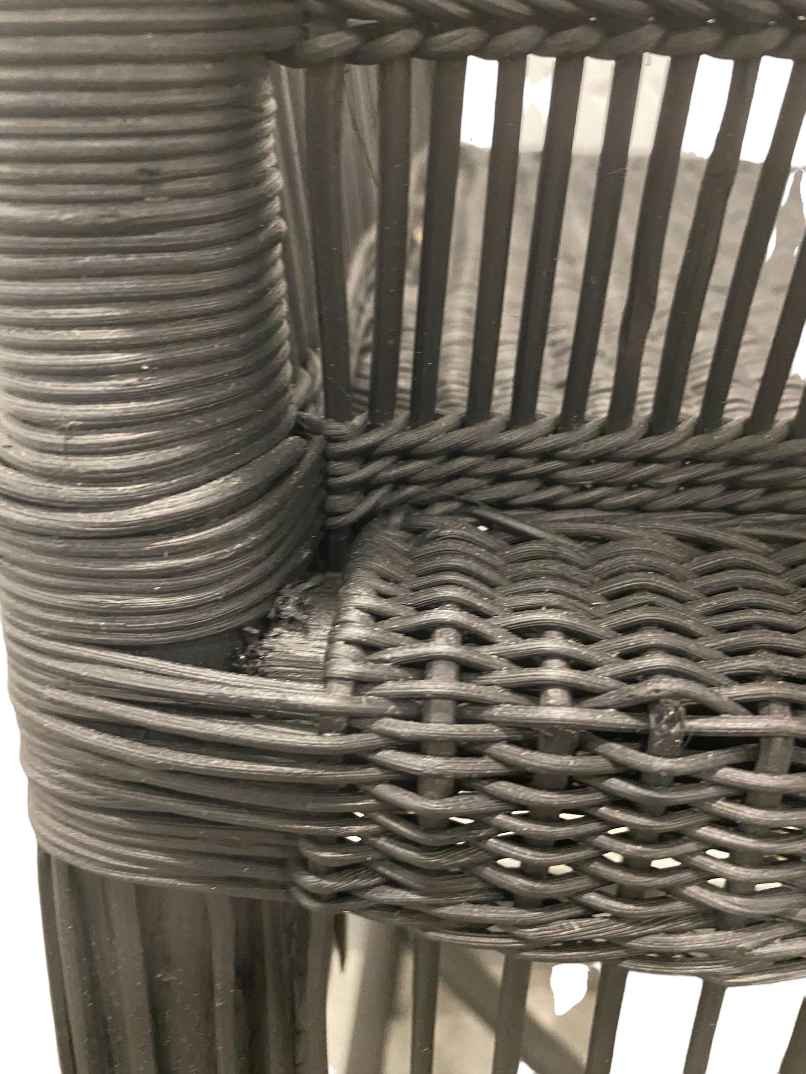 Malawi Bar Stool hand made - Matt Black