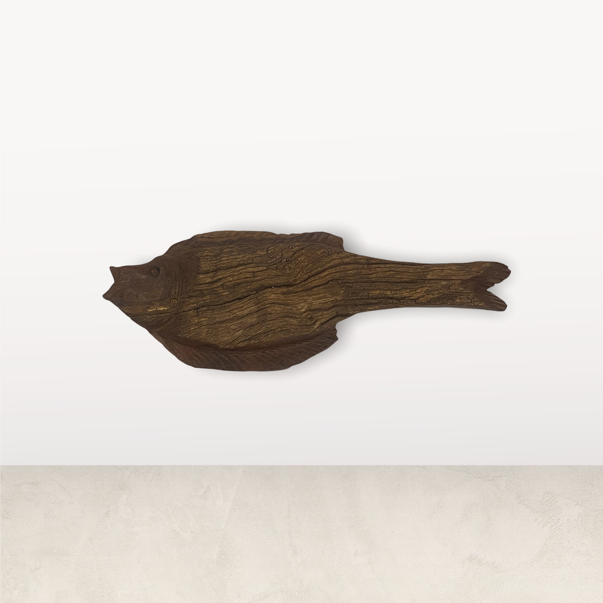 Driftwood Hand Carved Fish - (S01.5)