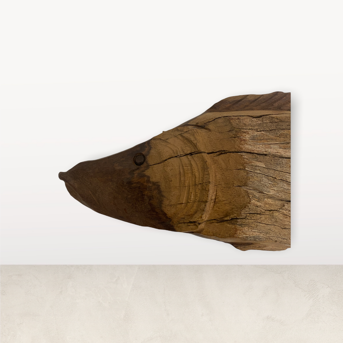 Driftwood Hand Carved Fish - (L11.2)