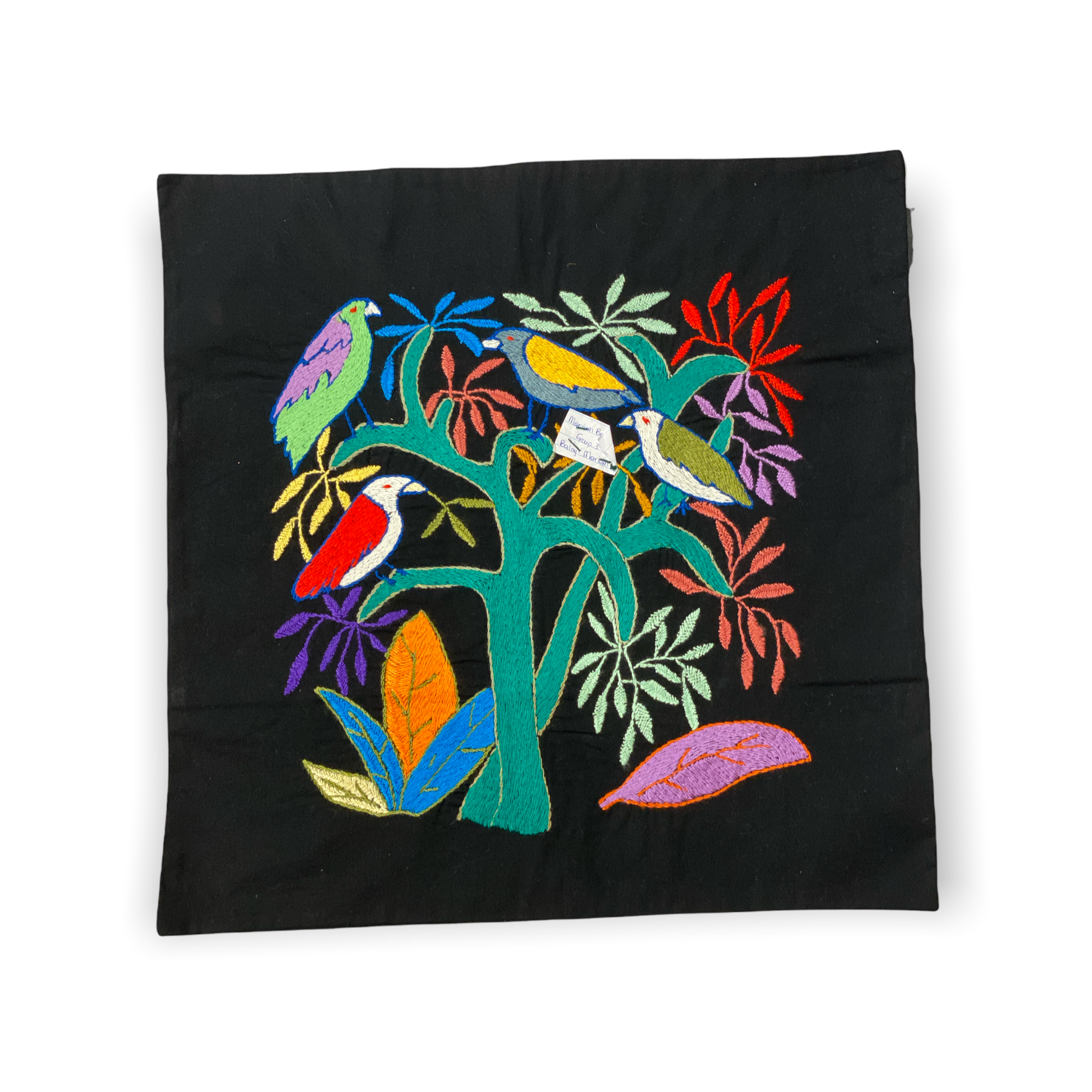 Mapula embroidered cushion 50x50 - South Africa