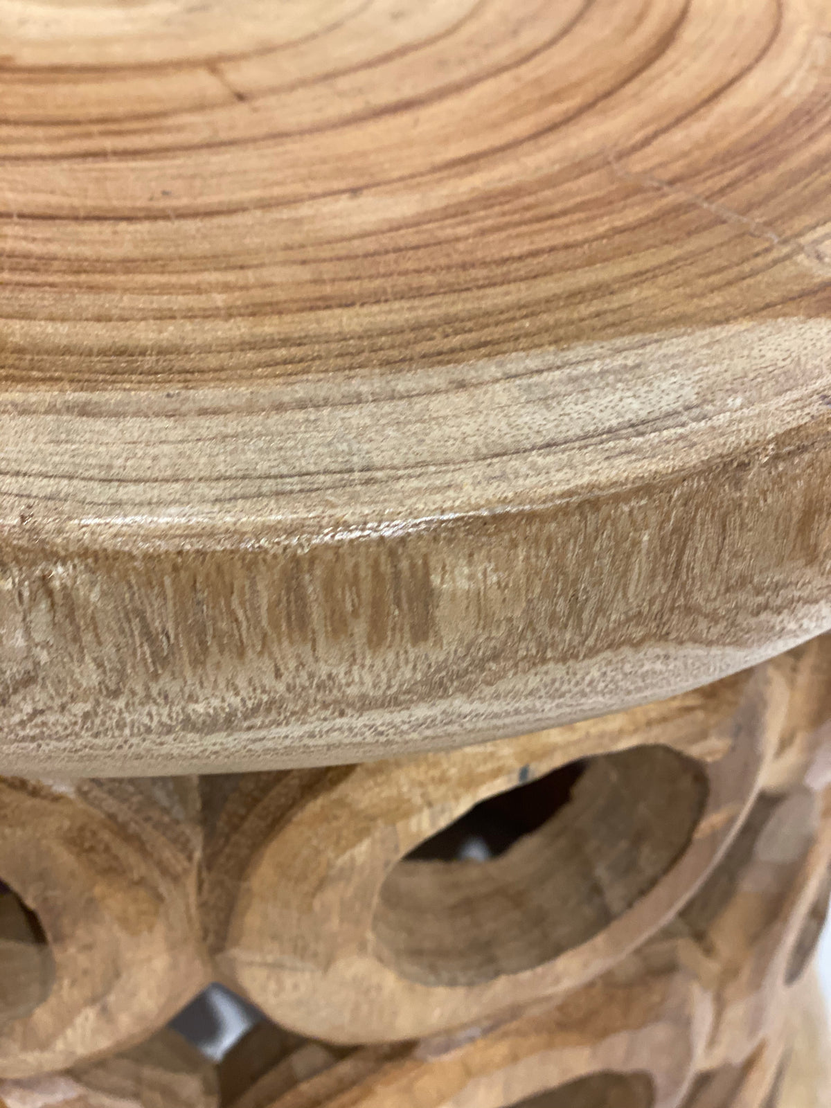 Bamileke Stool \ Table - 40cm - Natural - Doughnut