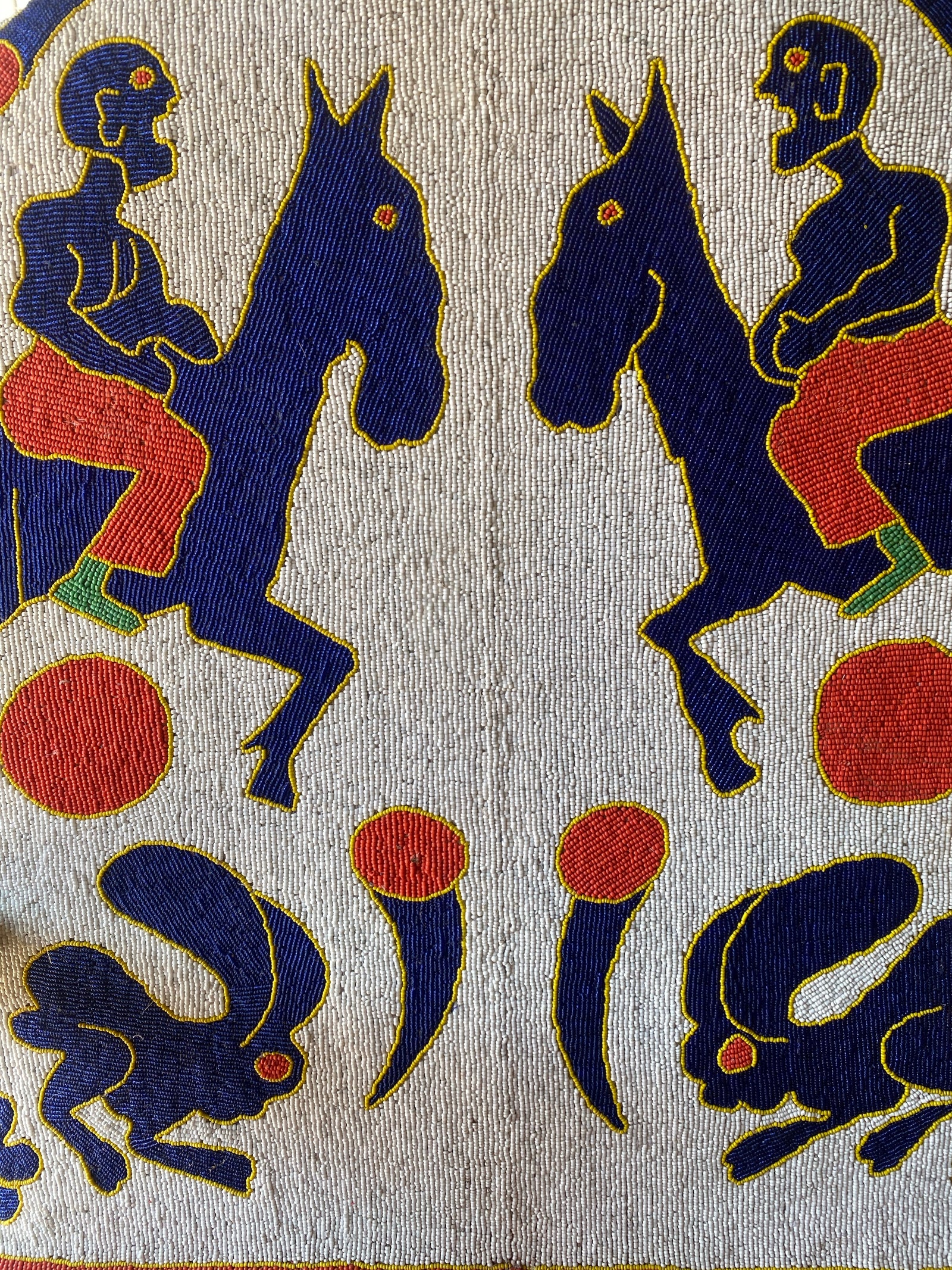 Yoruba Royal Beaded Chair