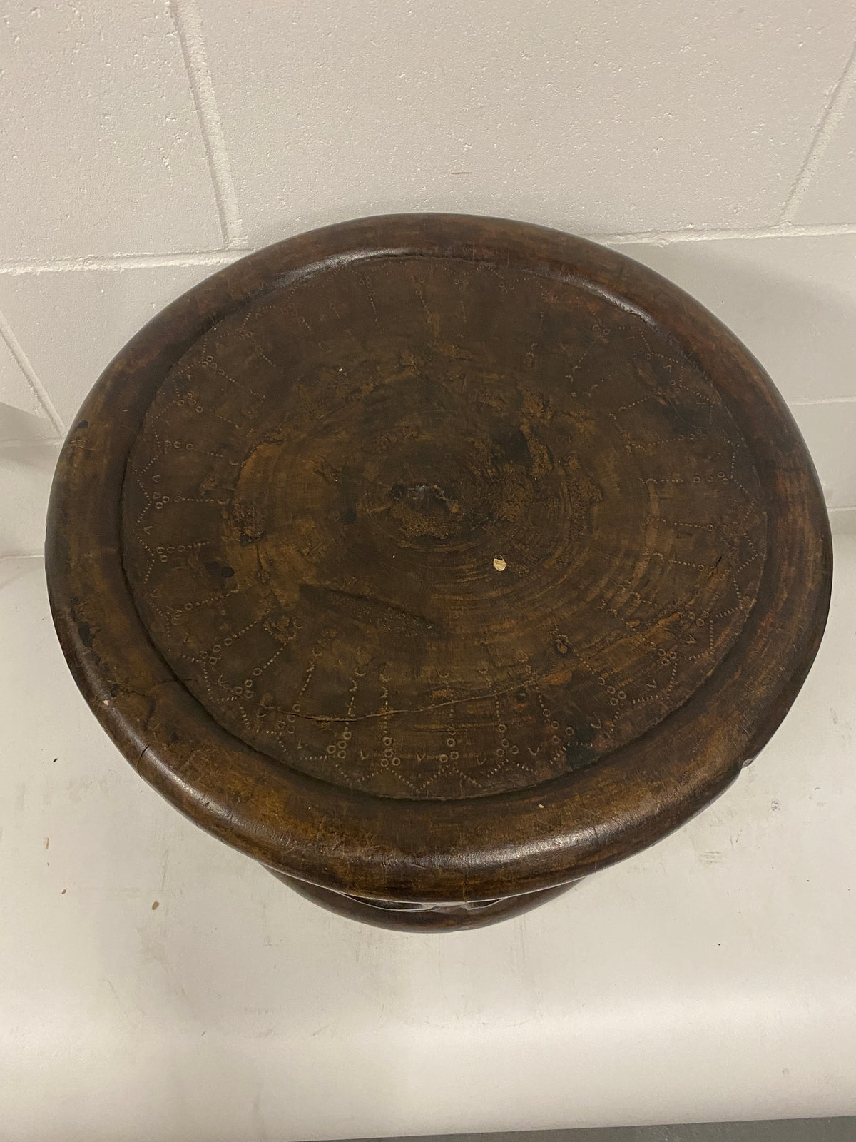 Vintage Bamileke Stool - (87.3)