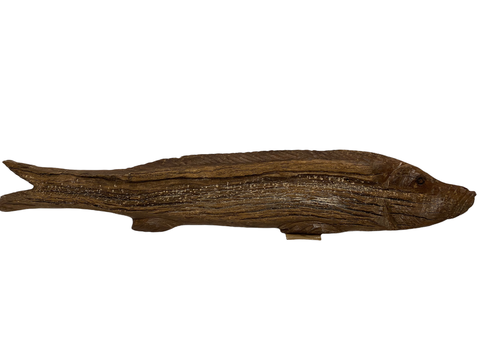 Driftwood Hand Carved Fish - M (1209)