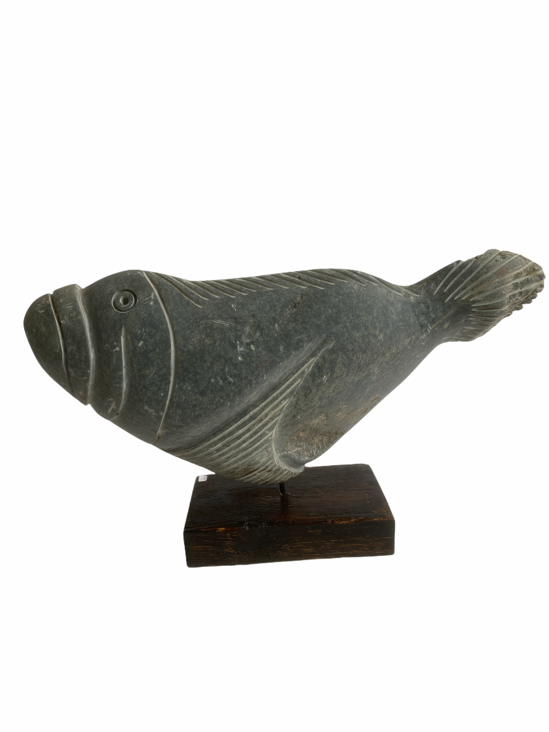 Stone Fish Sculpture - Zimbabwe (05)