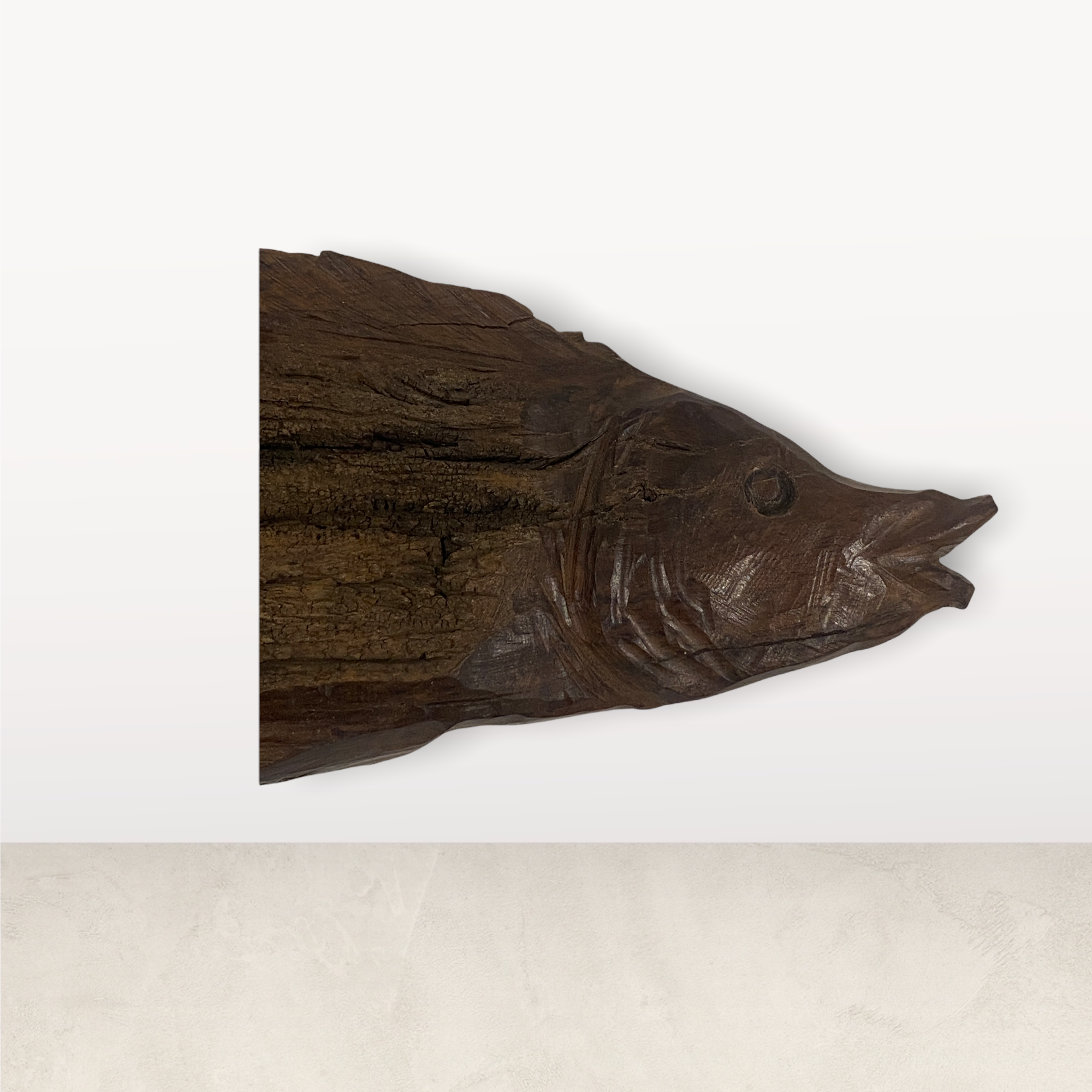 Driftwood Hand Carved Fish - (M1.4)