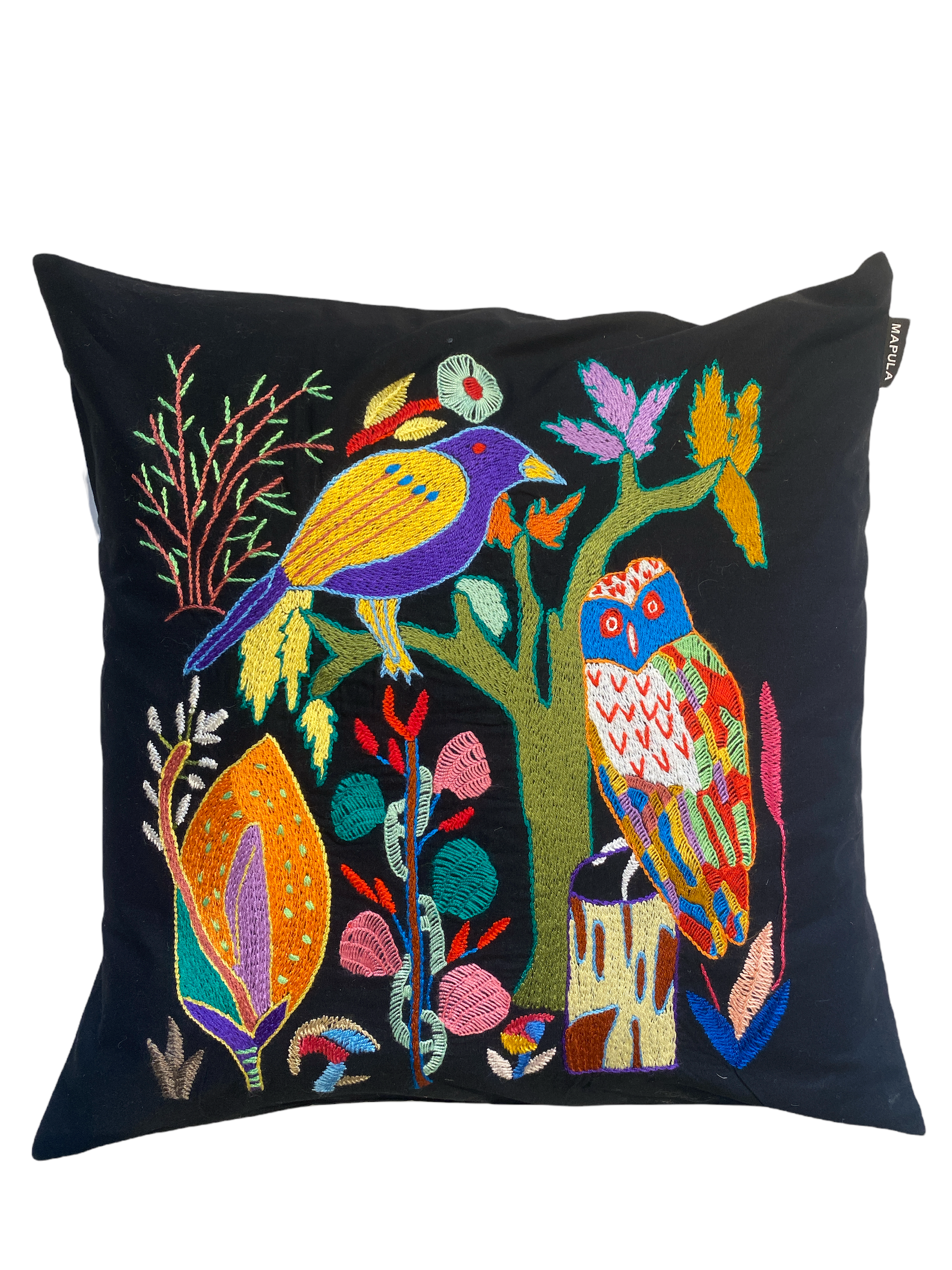Mapula embroidered cushion 40x40 - South Africa