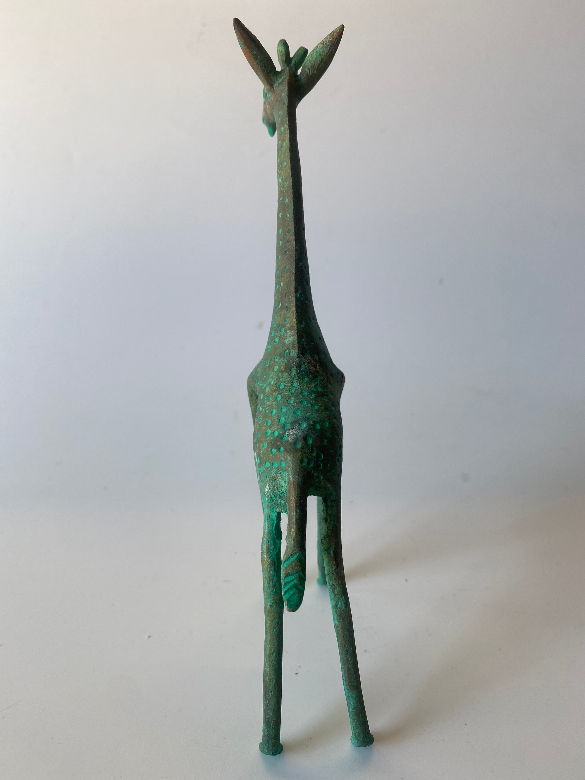 Tuareg Brass animals - Giraffe (04)