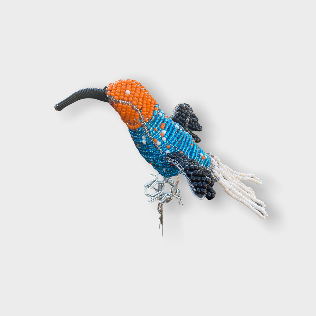 Beaded Garden Birds - South Africa - Blue