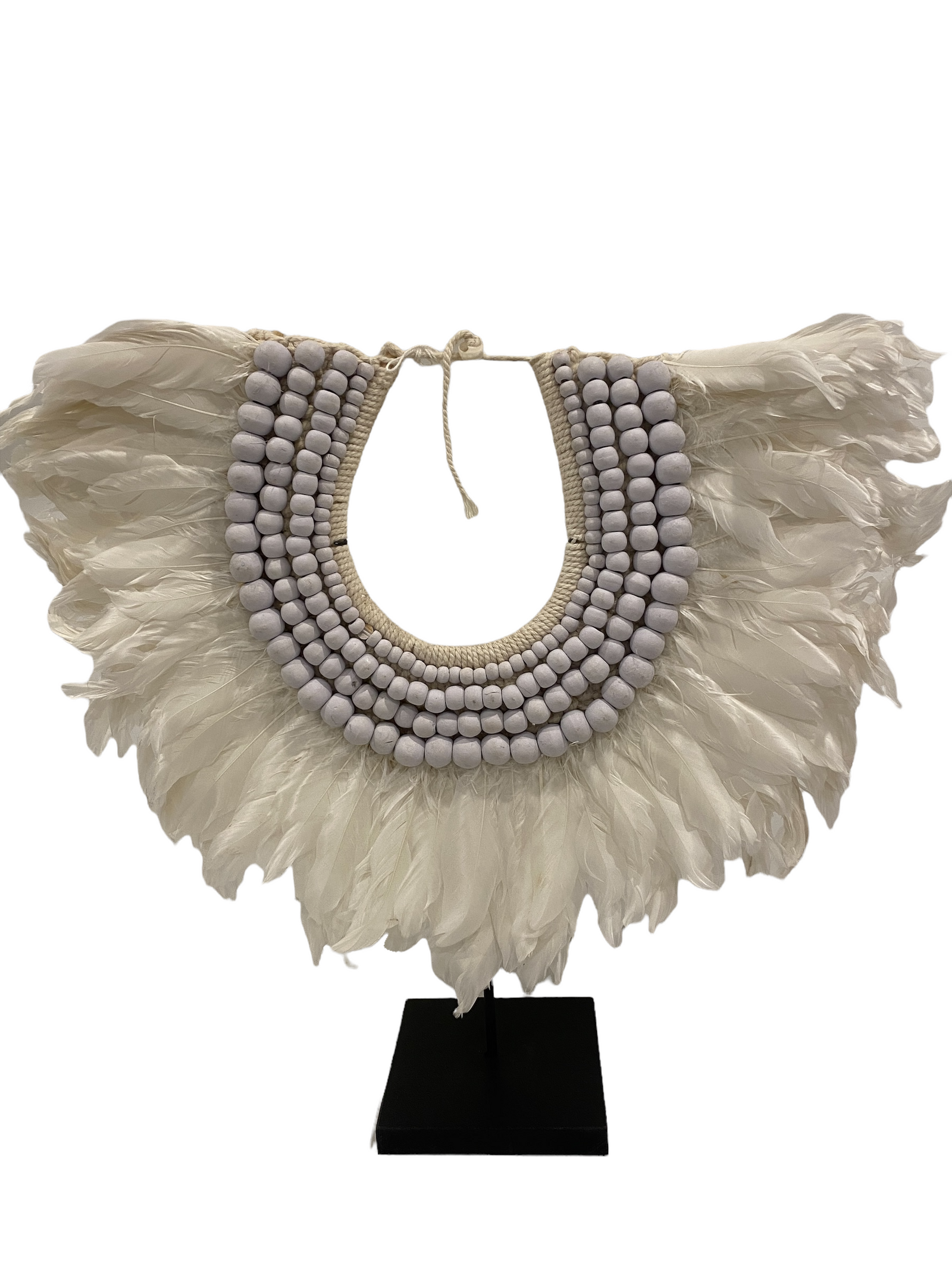Handmade Feather & Shell necklace (2207)