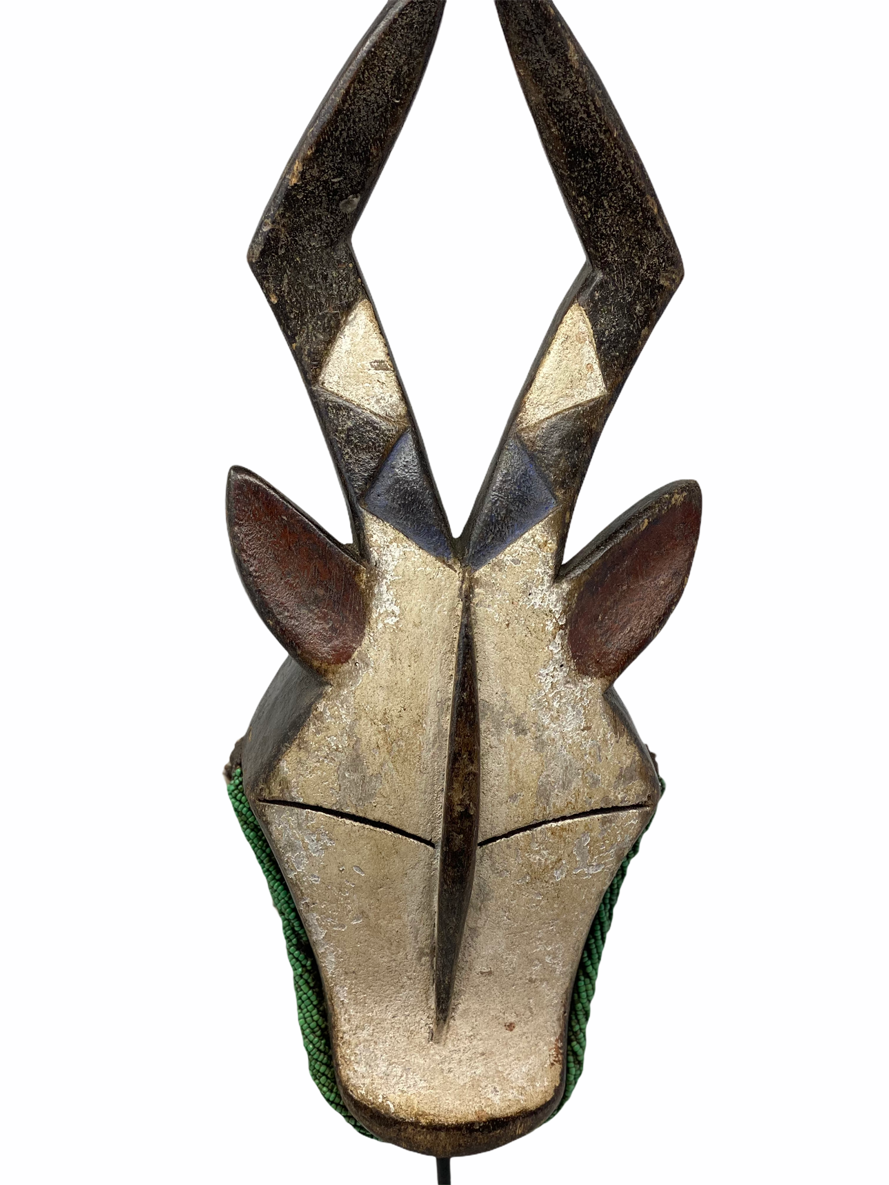 Kwele Antelope mask - Beaded
