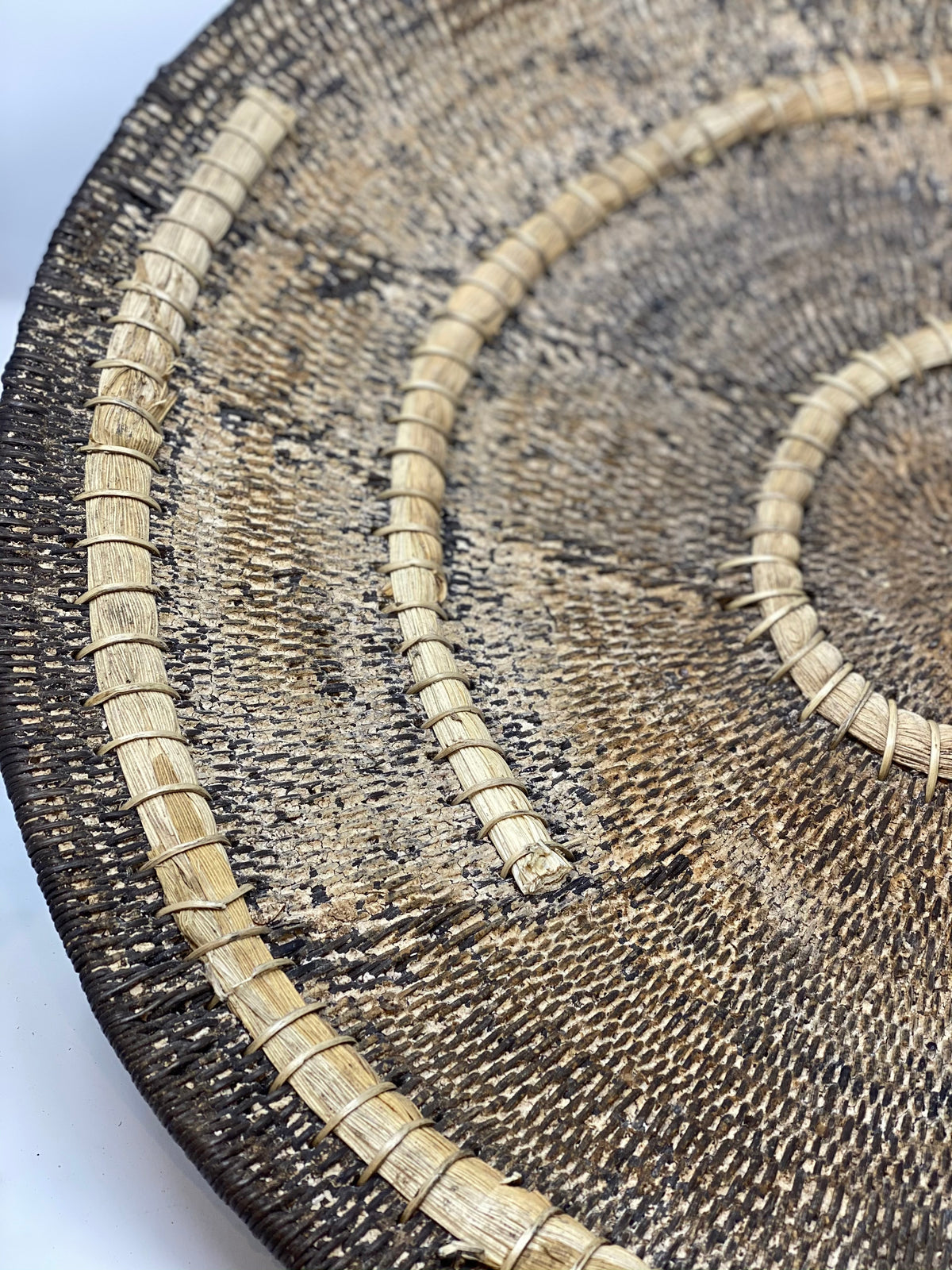 Vintage Makenge Basket - Zambia