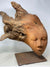 Carved Head Wooden Sculpture
