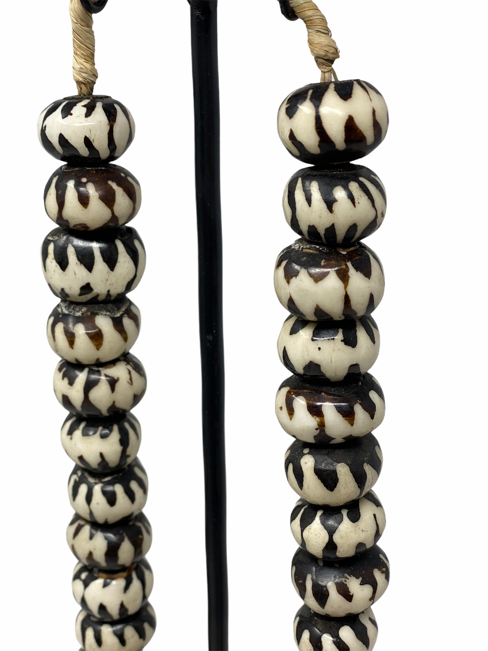 Kenya Beads - Black & White