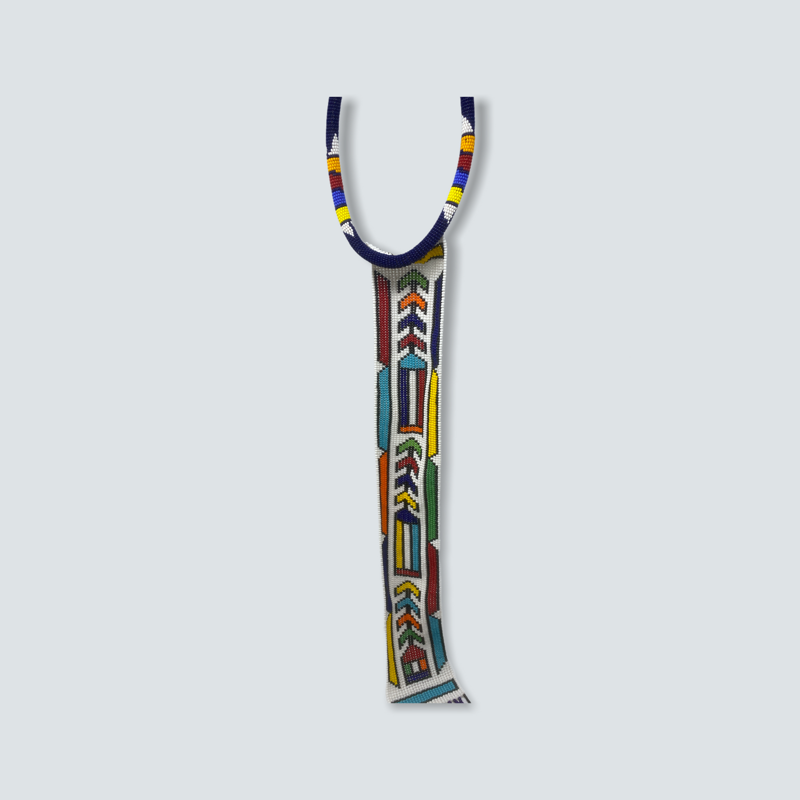 Oversized Ndebele/Zulu beaded necklace from South Africa