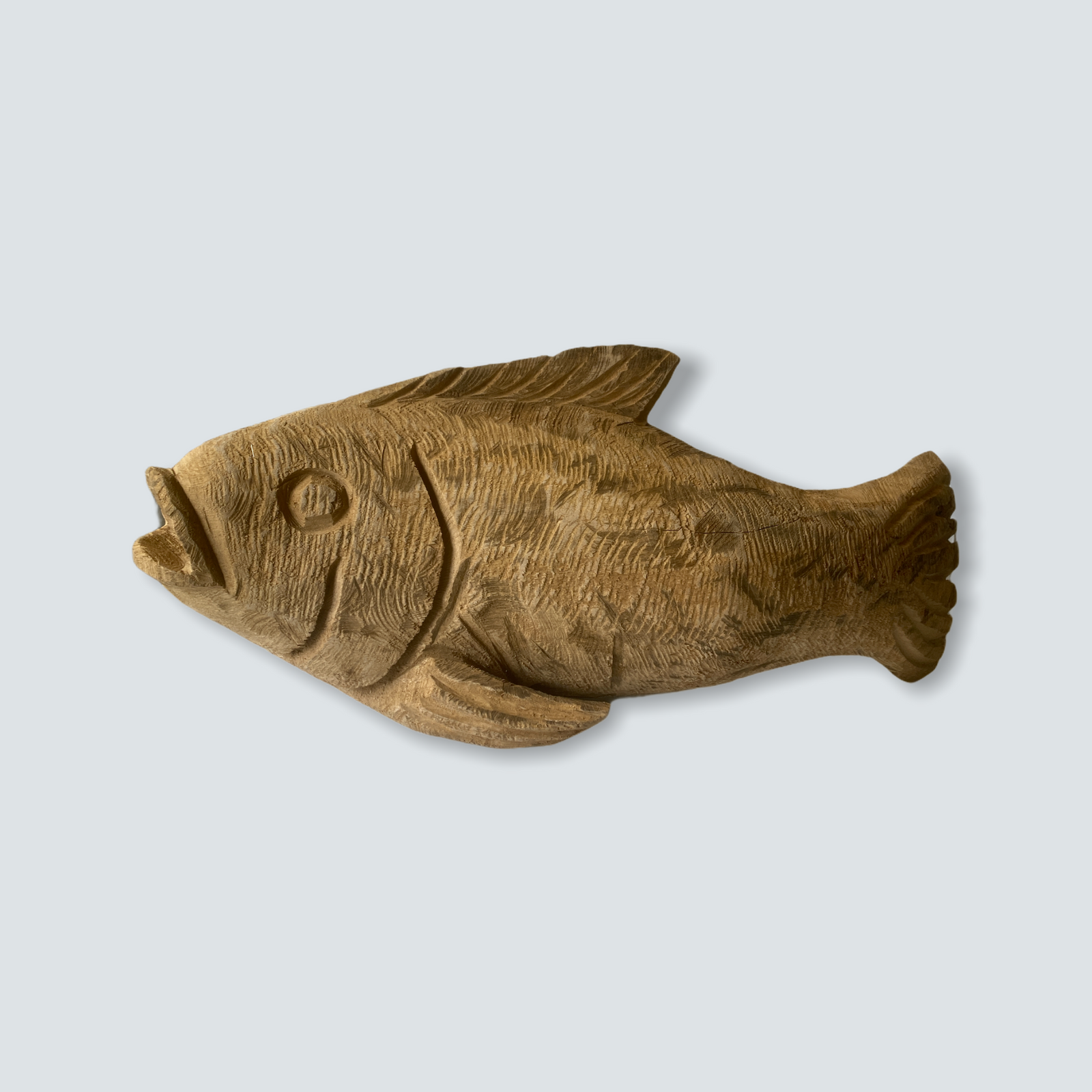 Mozambique hand carved Fish sculpture - M/L (01)